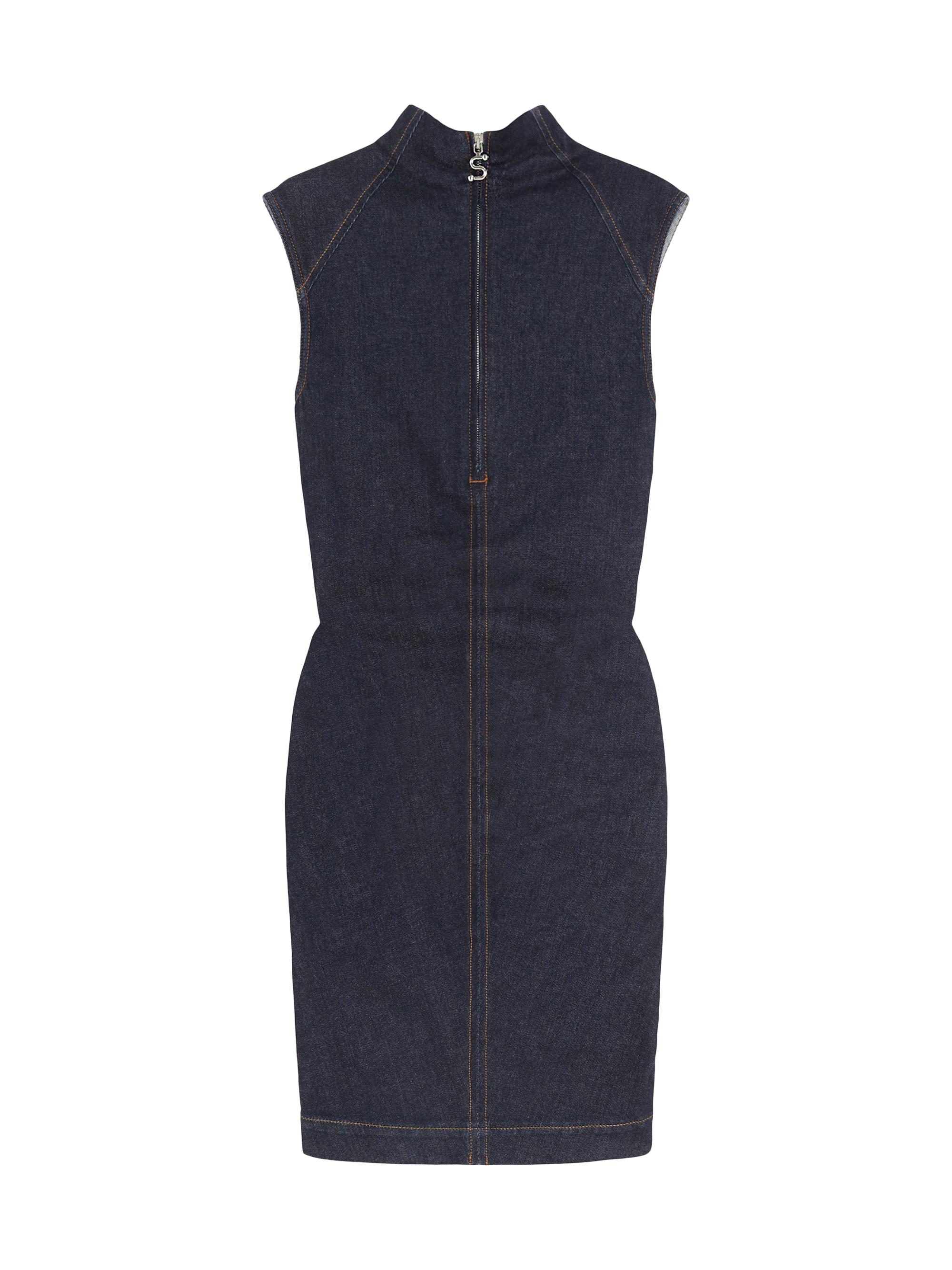 Sportmax Women's Slim Fit Denim Dress - Midnightblue