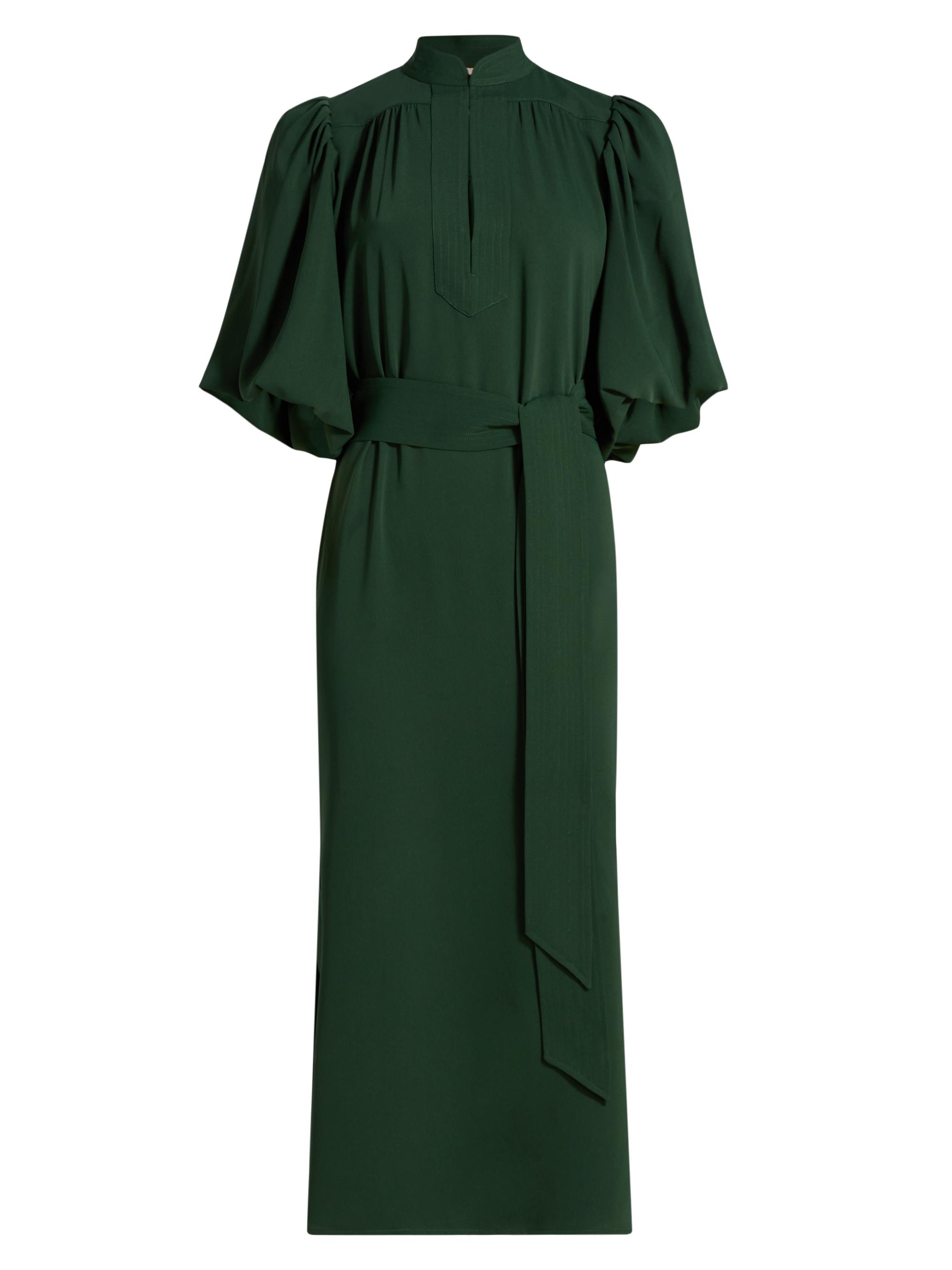 Figue Women's Dani Belted Midi-Dress - Alpine Green