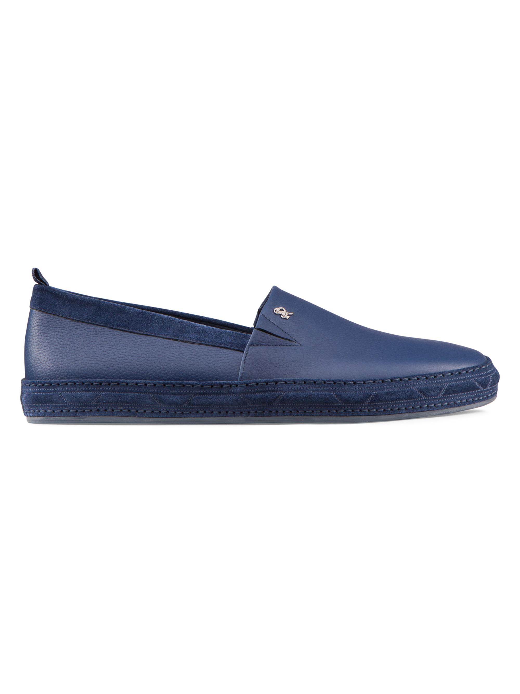 Stefano Ricci Men's Calfskin Leather Loafers - Blue