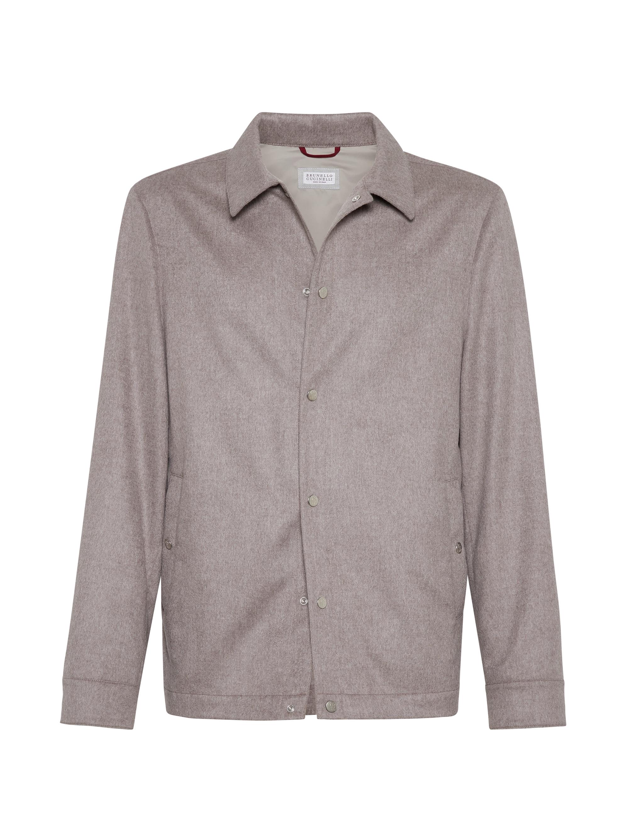 Brunello Cucinelli Bonded Cashmere Bomber Jacket with