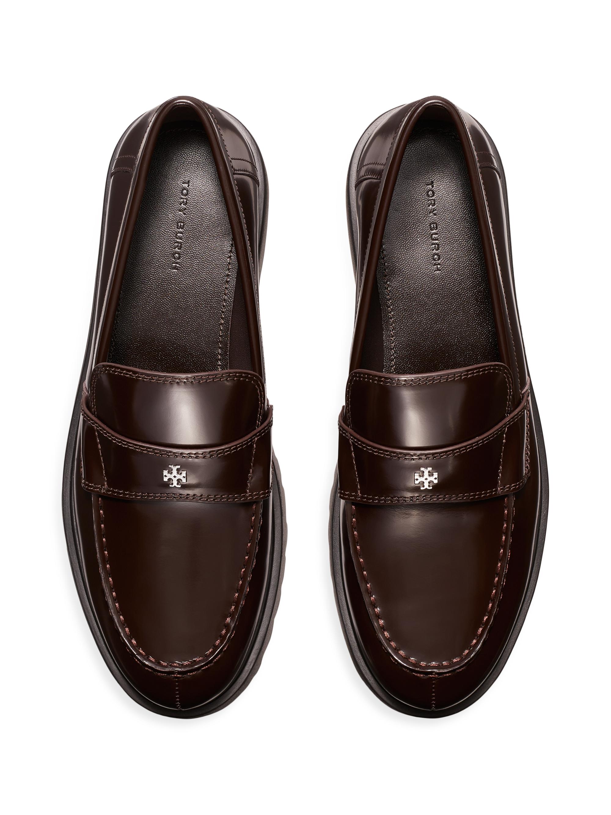 Tory Burch Classic Leather Lug-Sole Loafers | Saks Fifth Avenue