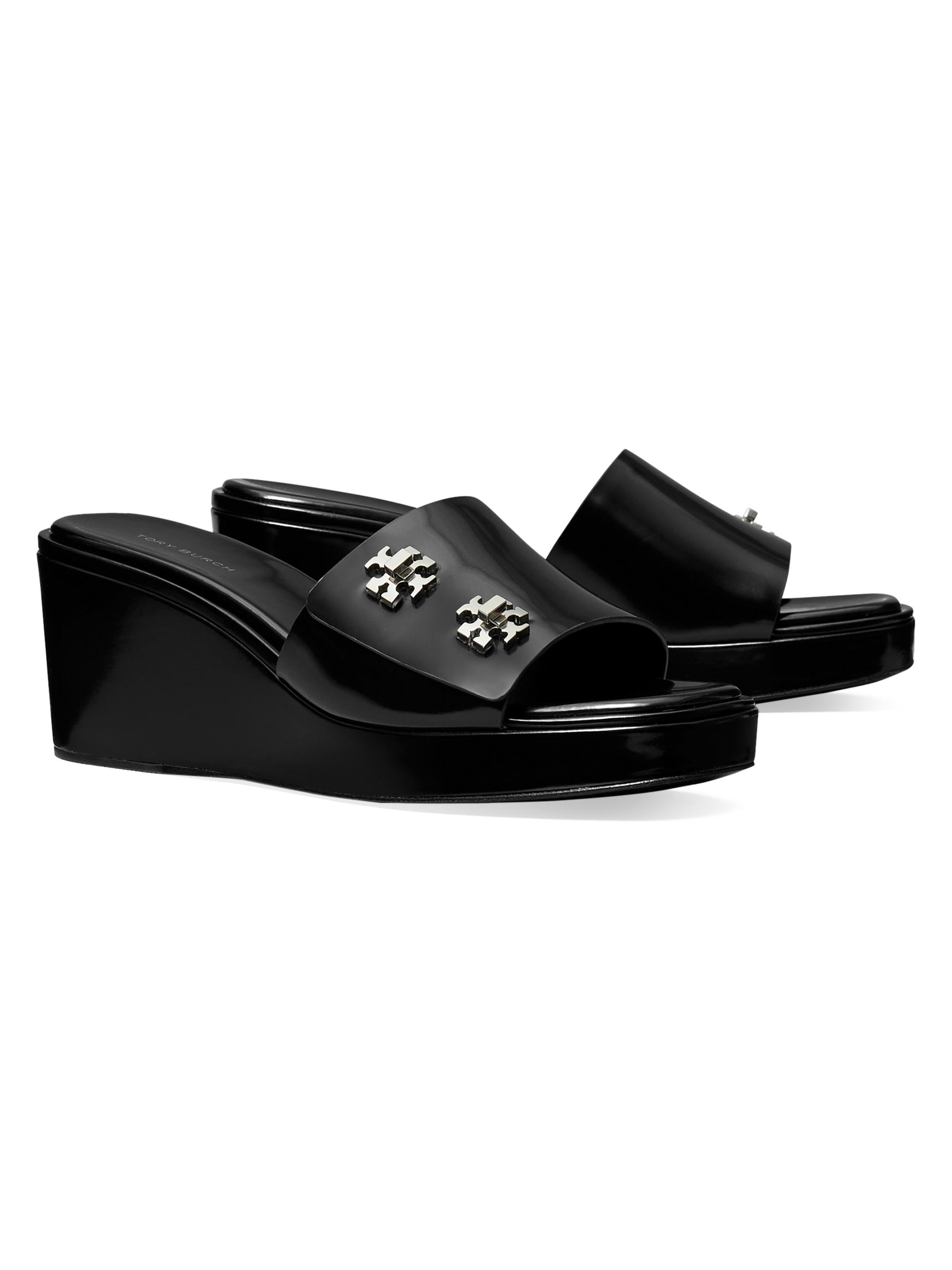 Tory Burch 60MM Turnlock Wedge Sandals | Saks Fifth Avenue