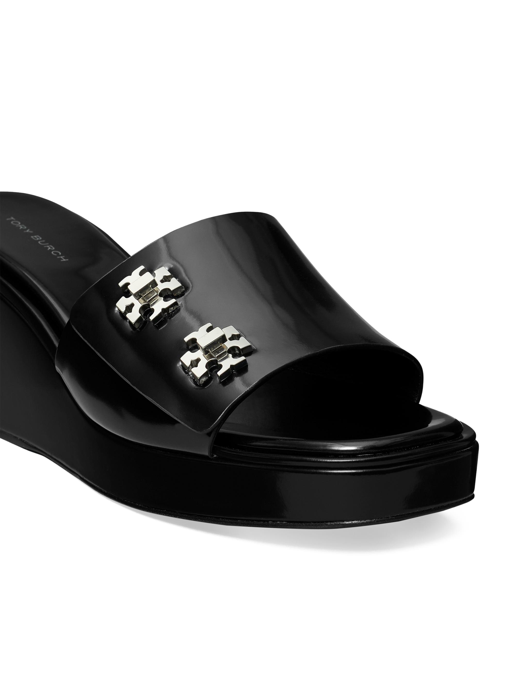 Tory Burch 60MM Turnlock Wedge Sandals | Saks Fifth Avenue