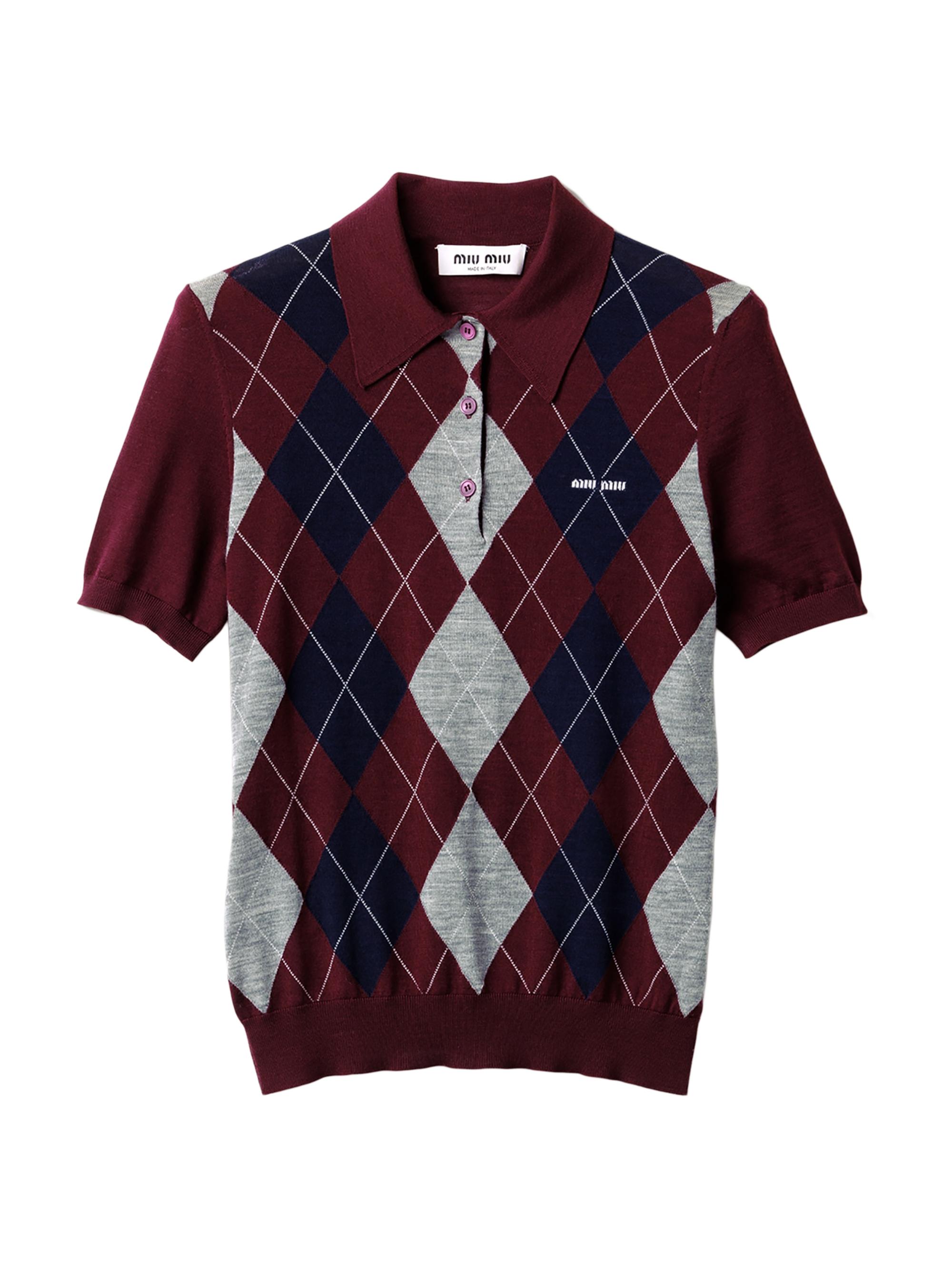 Miu Miu Cashmere Polo Shirt | Saks Fifth Avenue