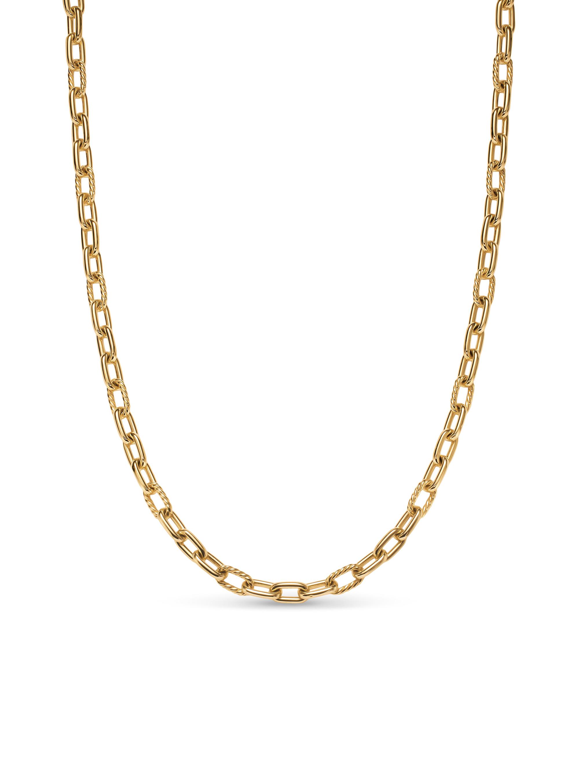David Yurman Women's Madison Chain Necklace in 18K Yellow Gold - Gold