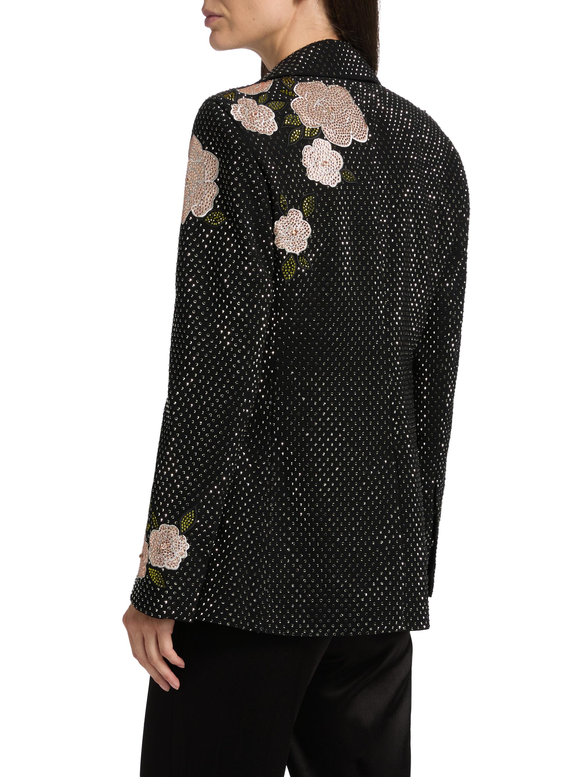 ALICE + OLIVIA Macey Embellished Notch Lapel Blazer | Saks Fifth