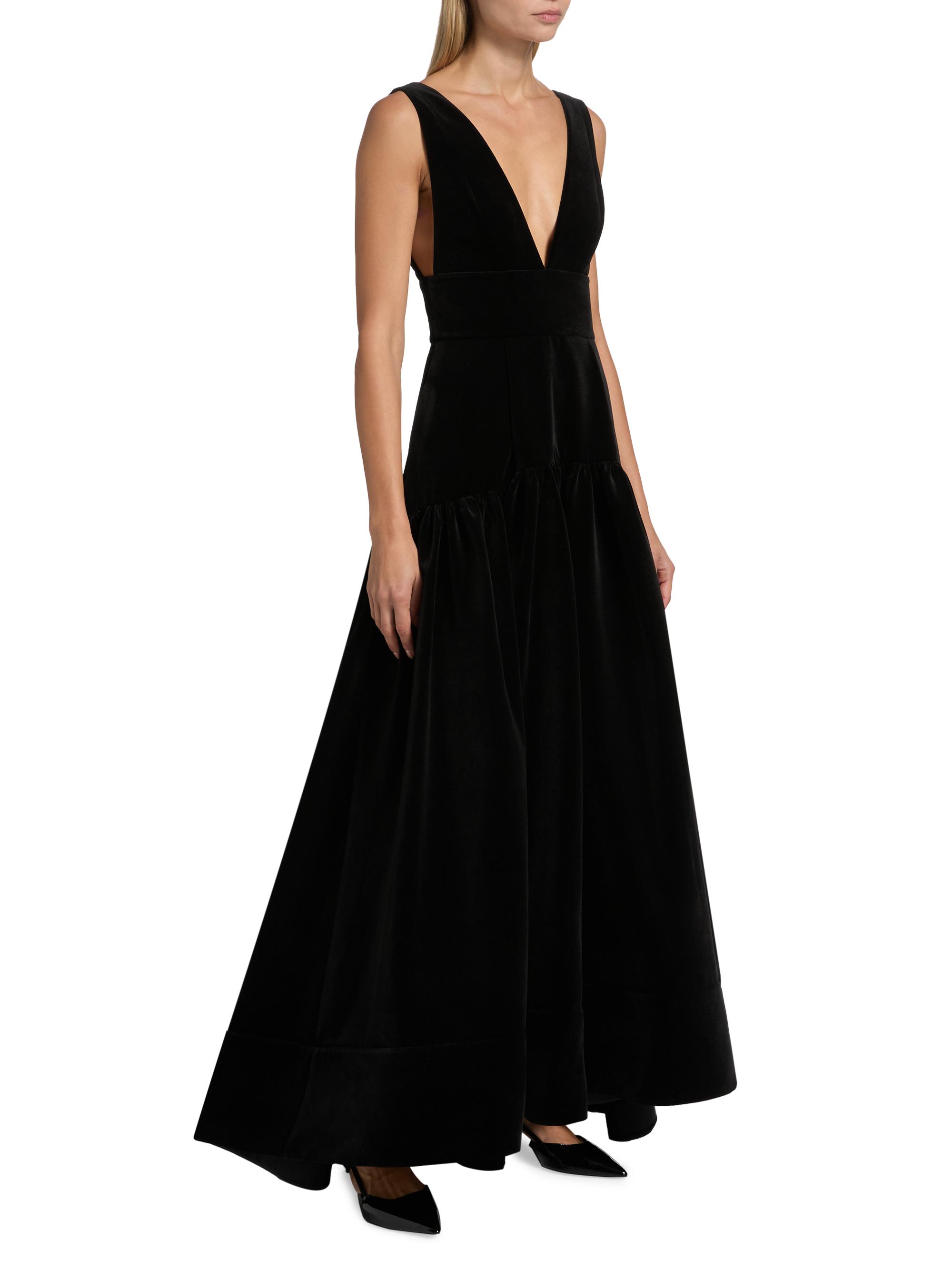 Lila Velvet Maxi Dress