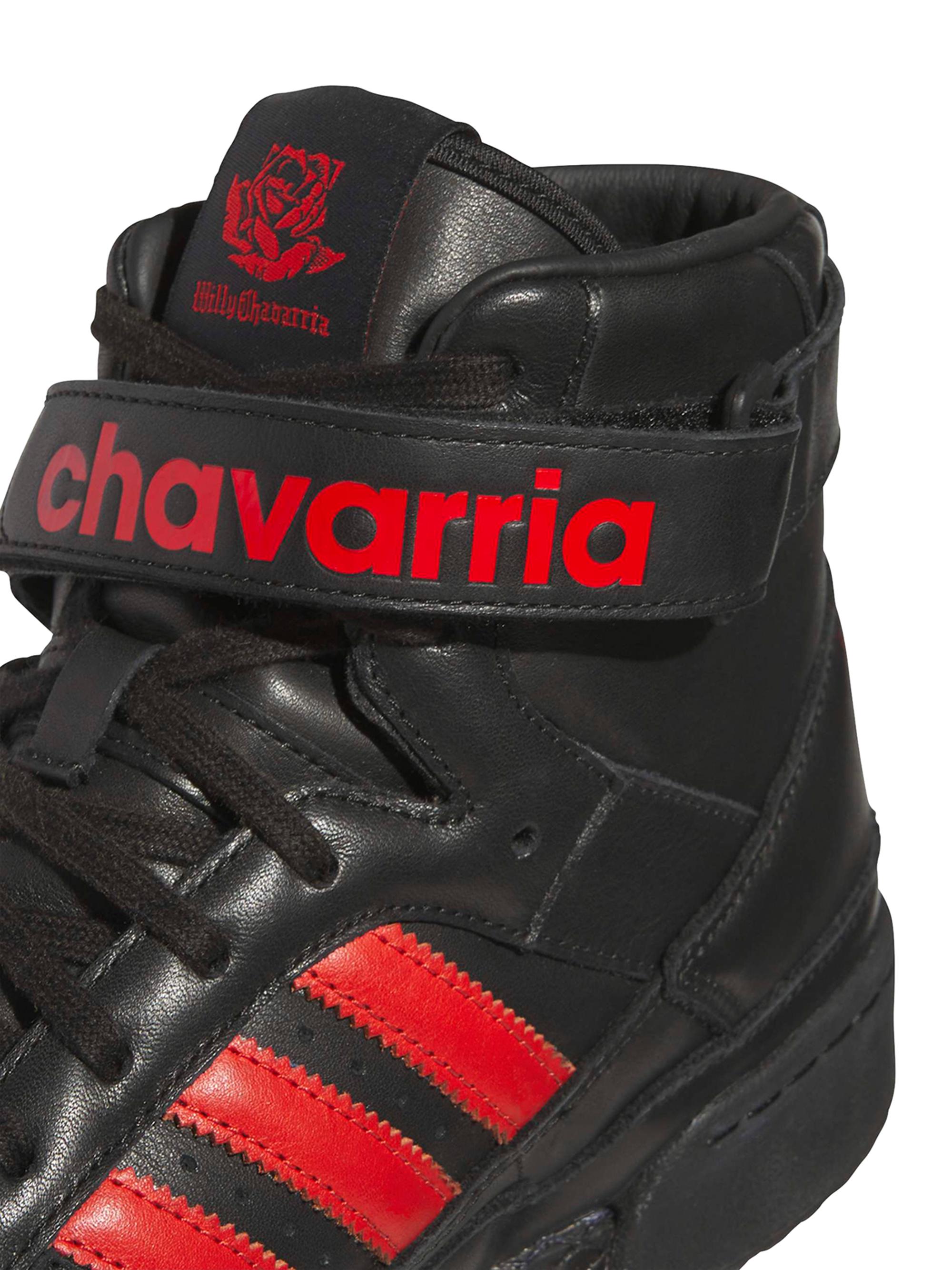 adidas adidas x Willy Chavarria Forum Leather High-Top Sneakers