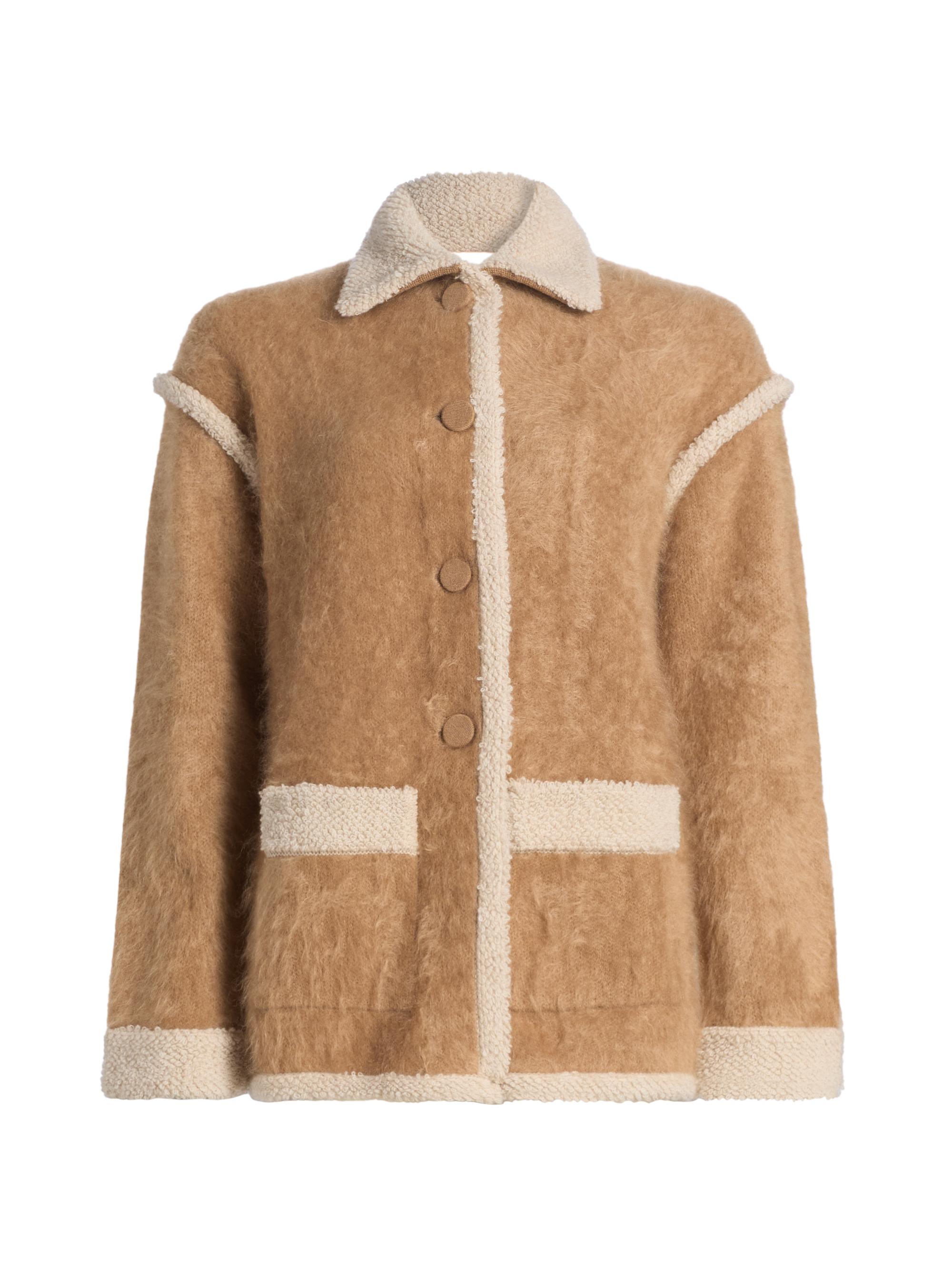 Guest in Residence Women's Grizzly Cashmere Jacket - Almond Oatmeal