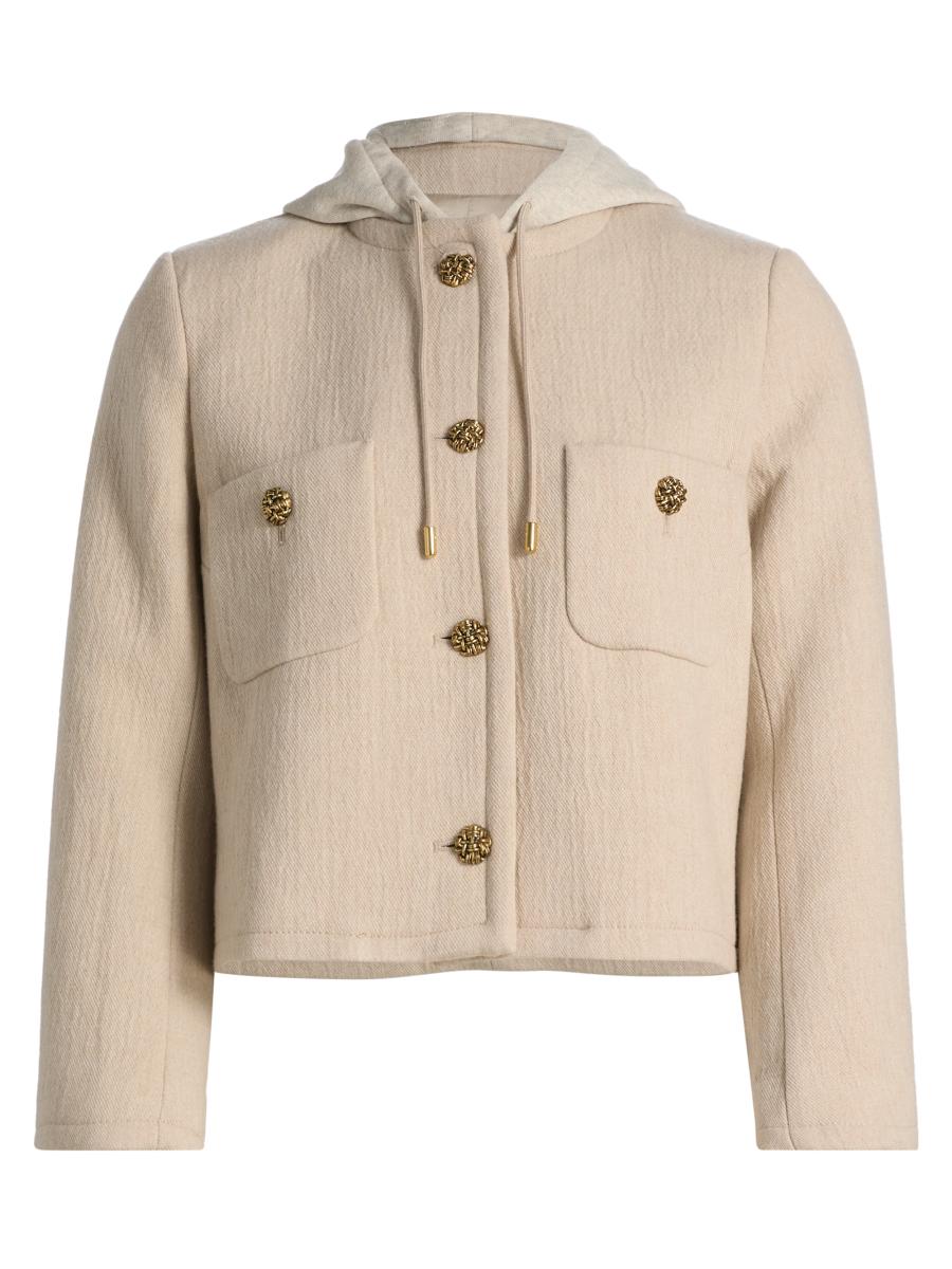 Ba&sh Women's Merry Hooded Jacket In Sand