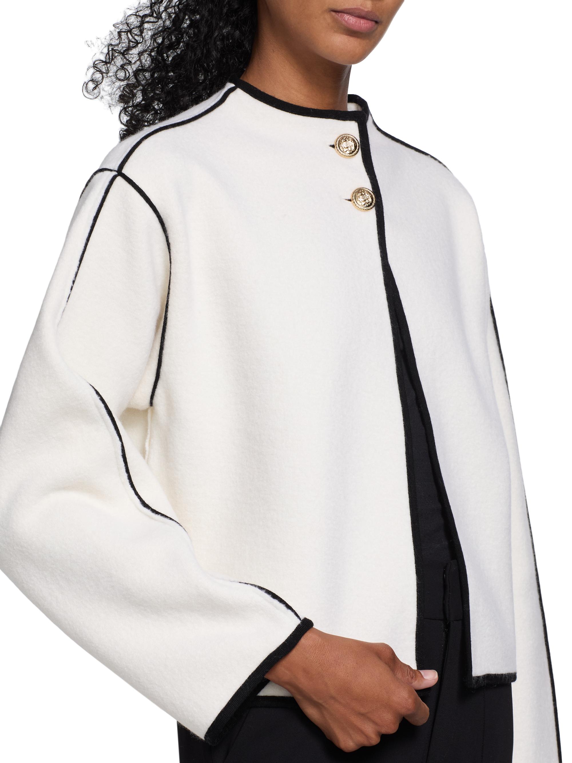 ALICE + OLIVIA Pearson Collared Sweater Jacket | Saks Fifth Avenue