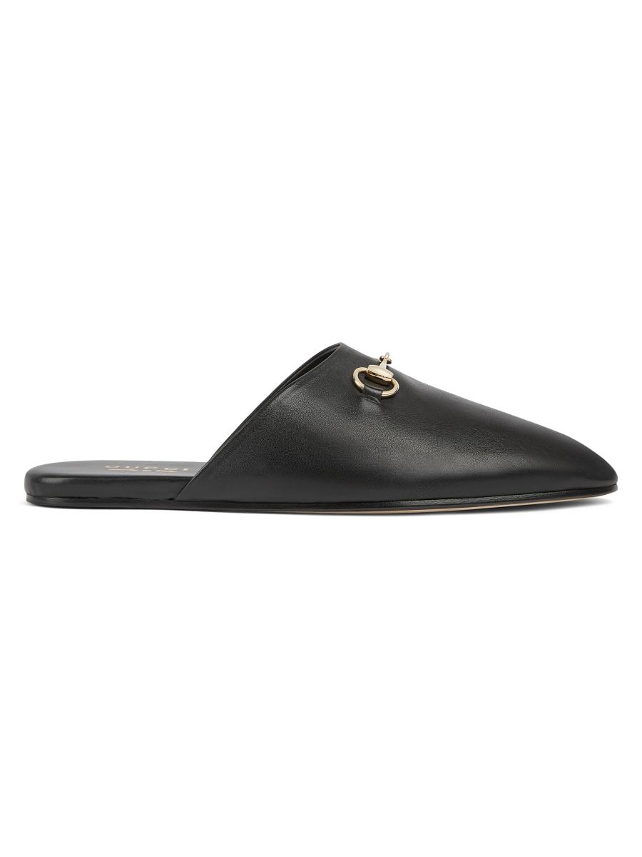 Gucci Lucy Leather Mule Loafers | Saks Fifth Avenue