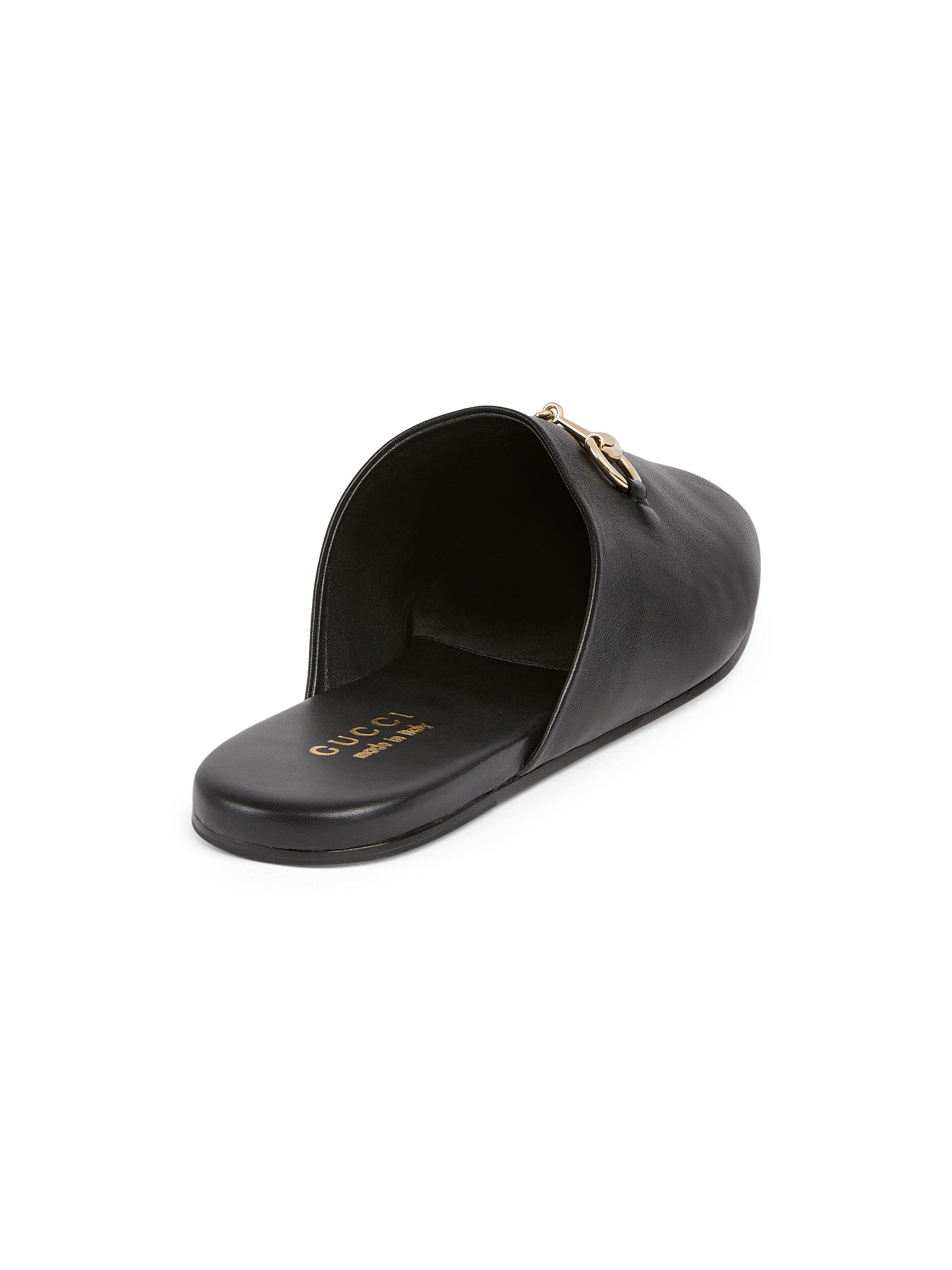 Gucci Lucy Leather Mule Loafers | Saks Fifth Avenue