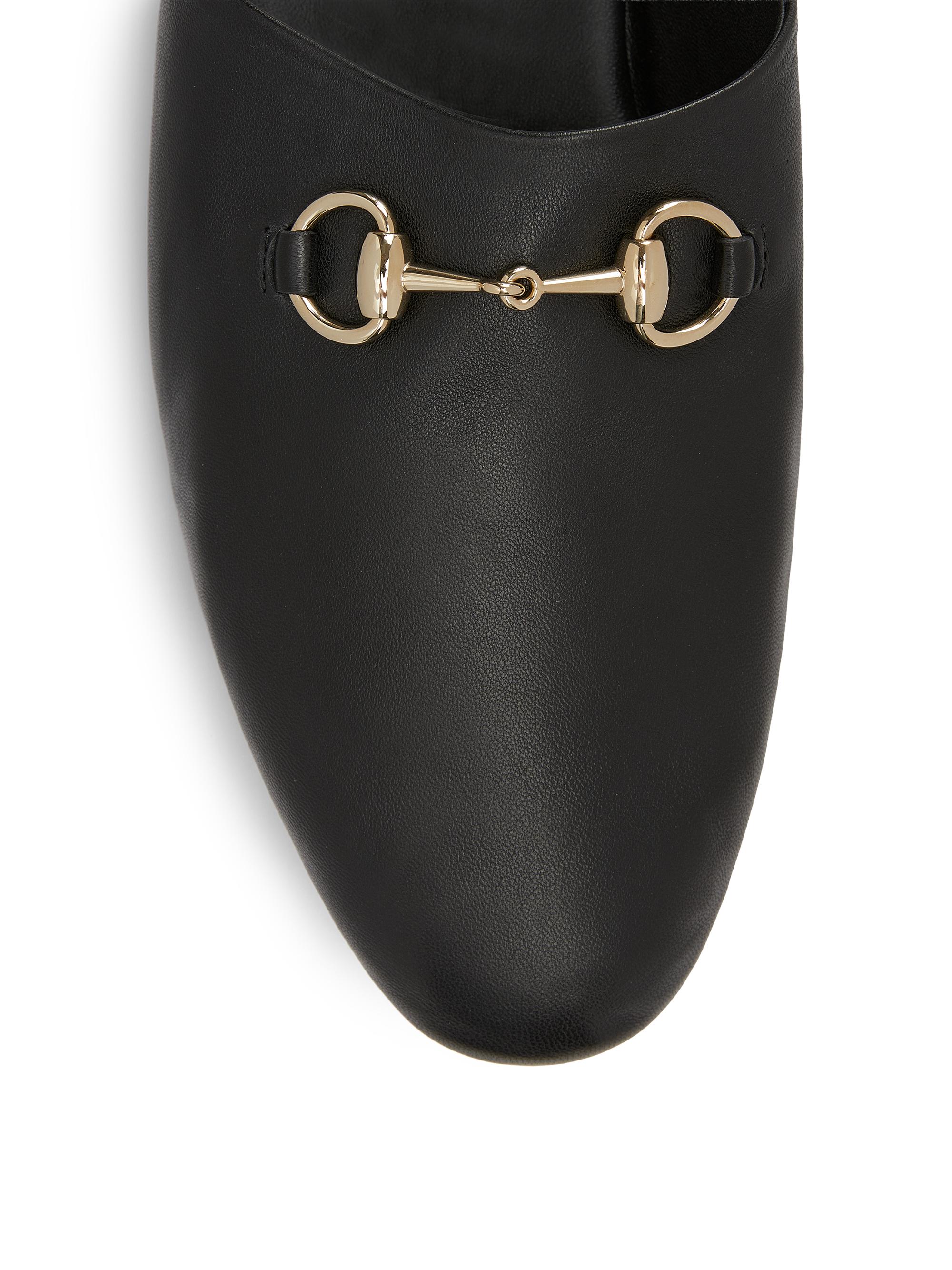 Gucci Lucy Leather Mule Loafers | Saks Fifth Avenue