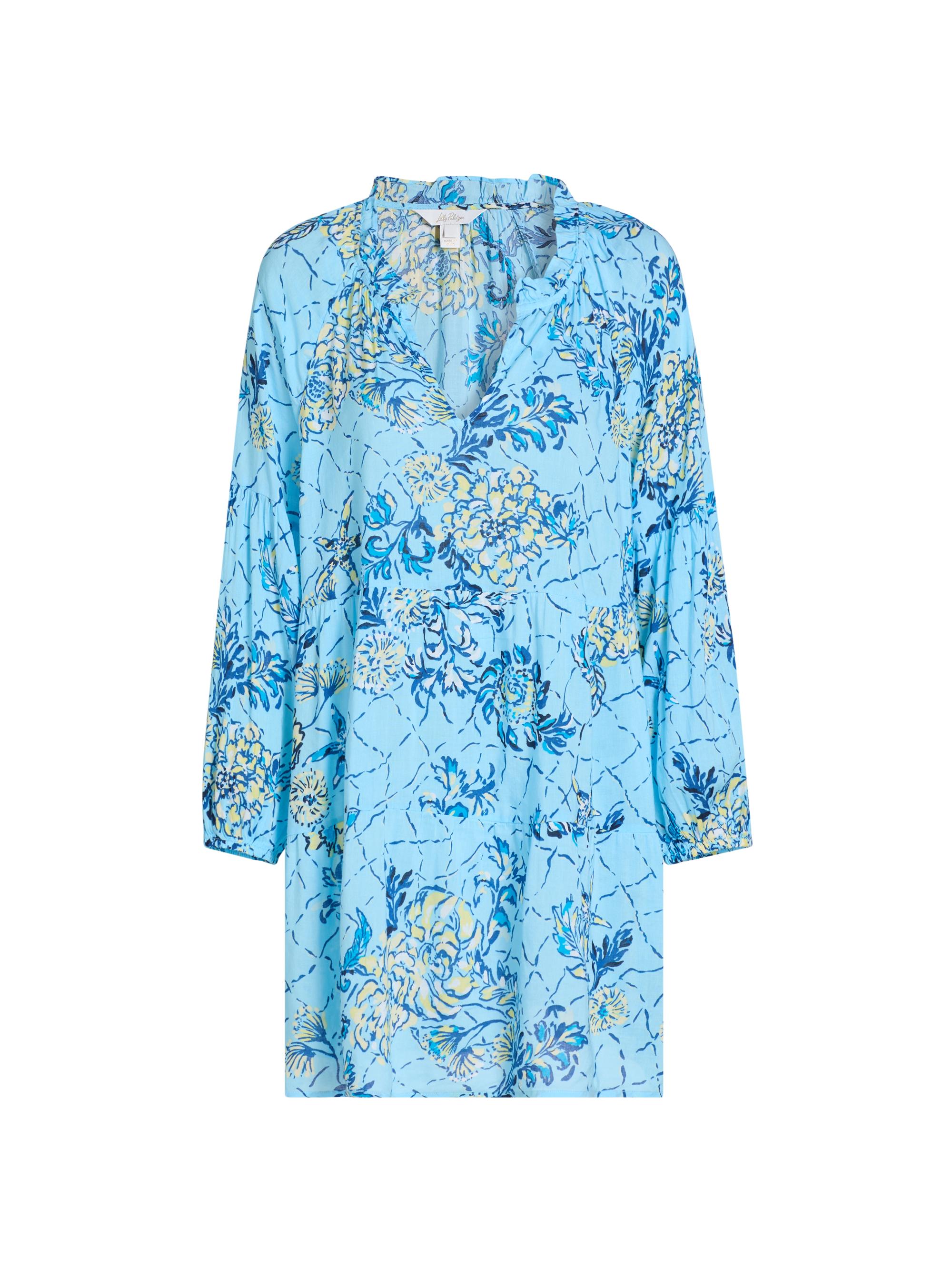 Lilly Pulitzer Women's Davian Bellevue Breakers Beach Cover-Up - Blue Multi