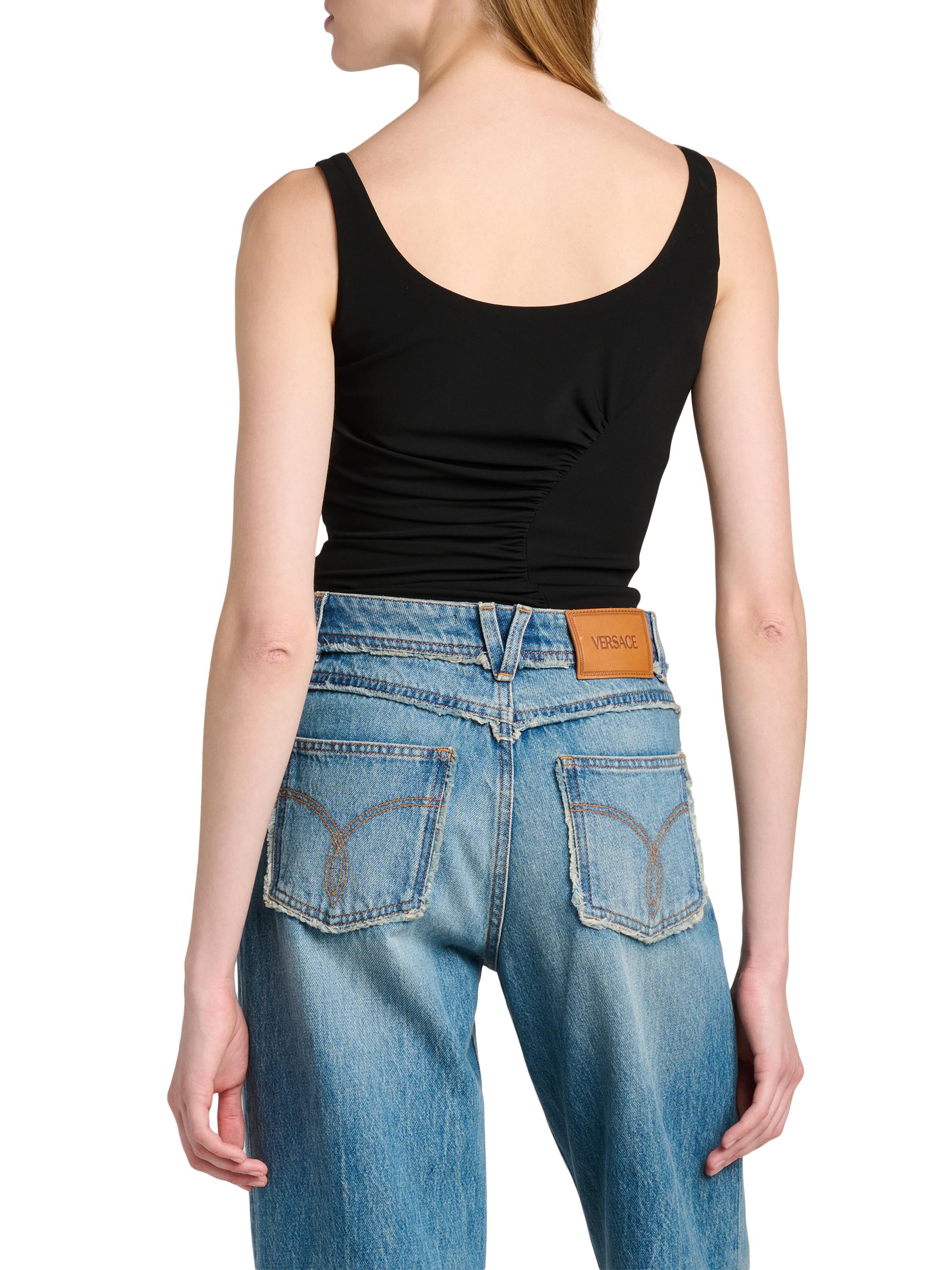 Versace Medusa Hardware Stretch-Crepe Tank | Saks Fifth Avenue