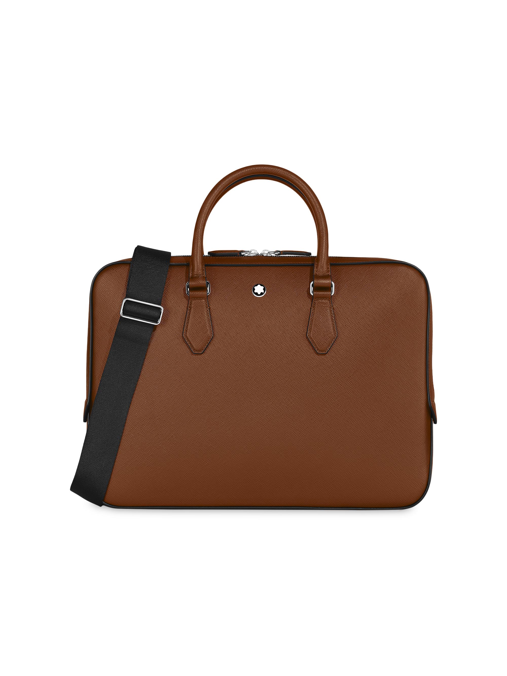 Montblanc Men's Sartorial Leather Document Case - Brown