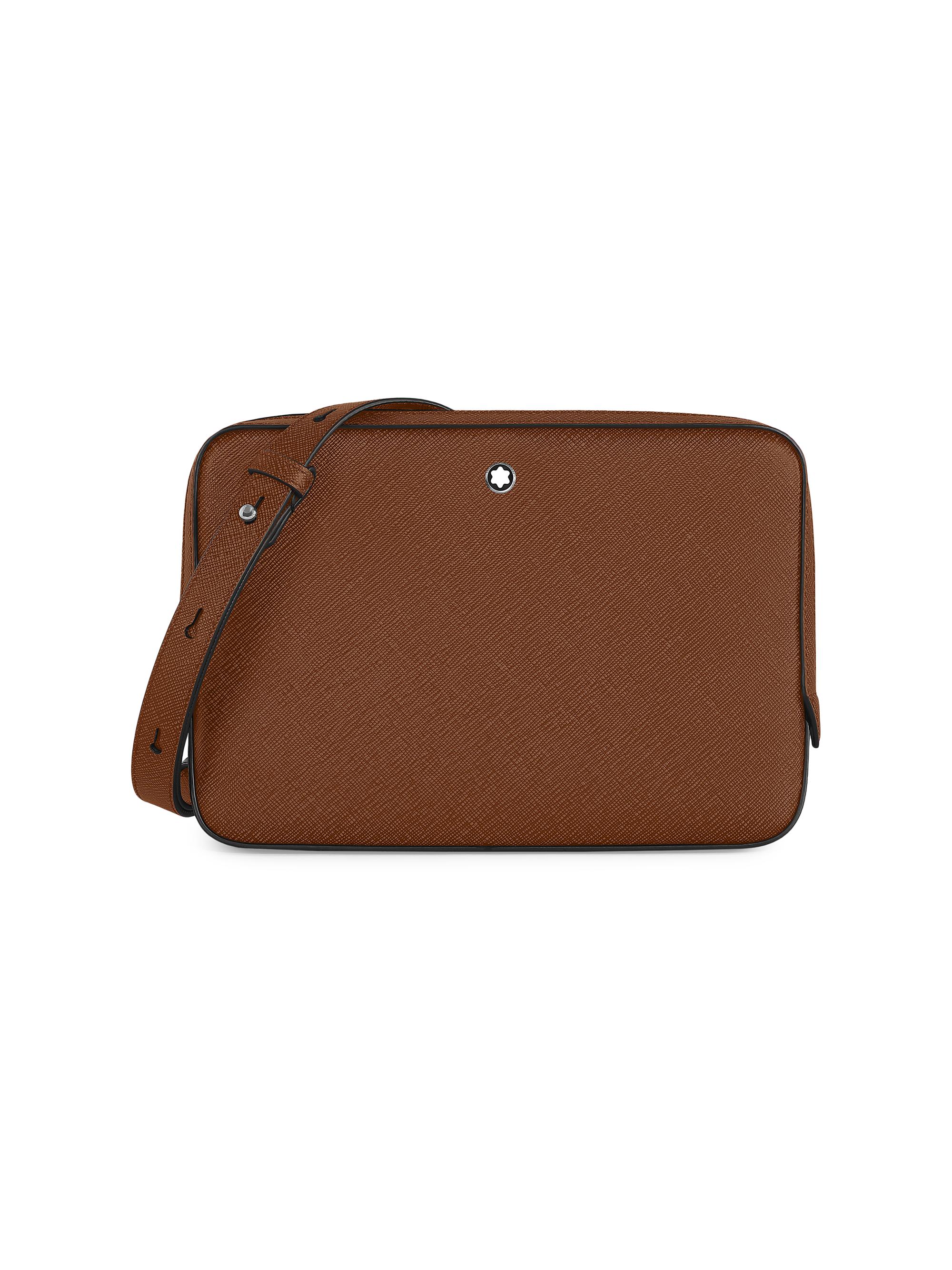 Montblanc Men's Sartorial Mini Leather Crossbody Bag - Brown