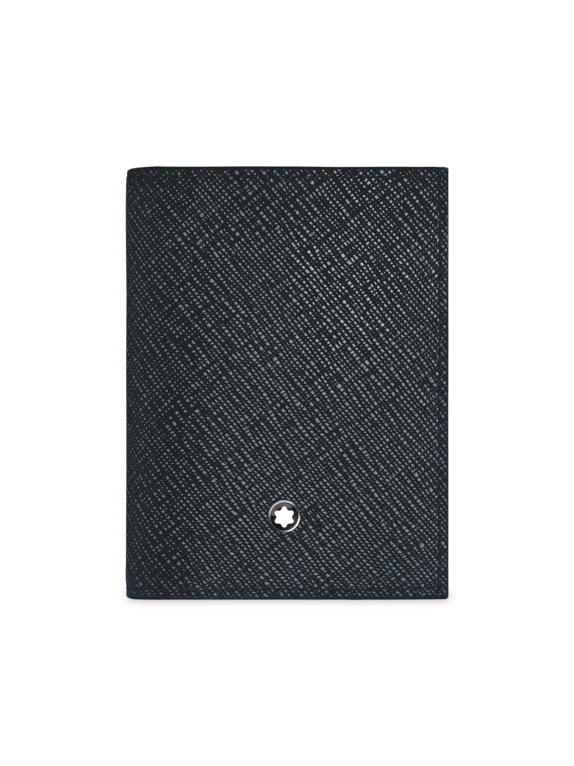 Montblanc Men's Sartorial Leather Card Case - Blue