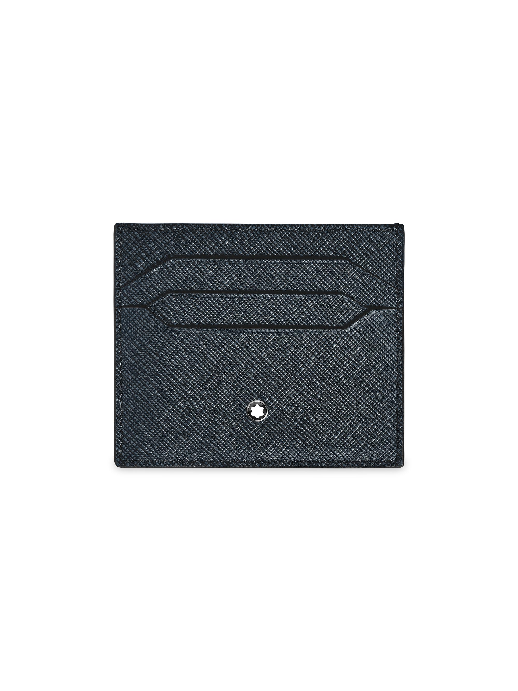 Montblanc Men's Sartorial Leather Card Case - Blue
