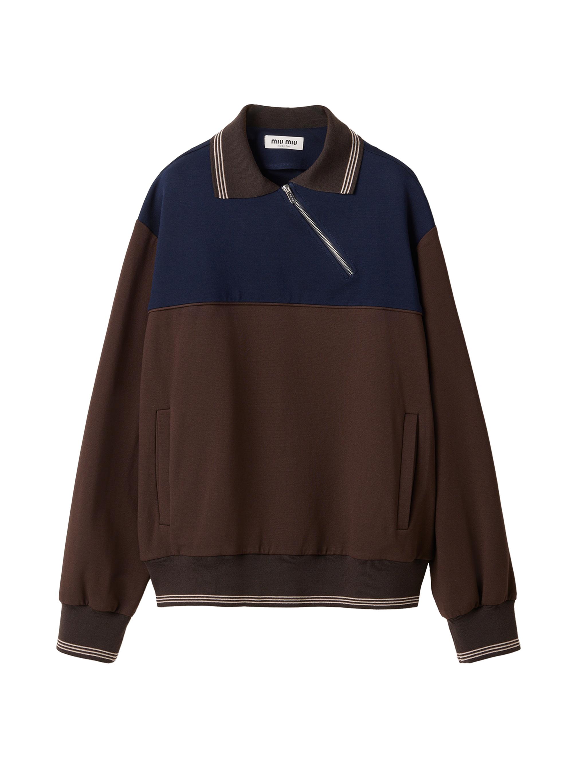 Miu Miu Zipper Sweatshirt | Saks Fifth Avenue