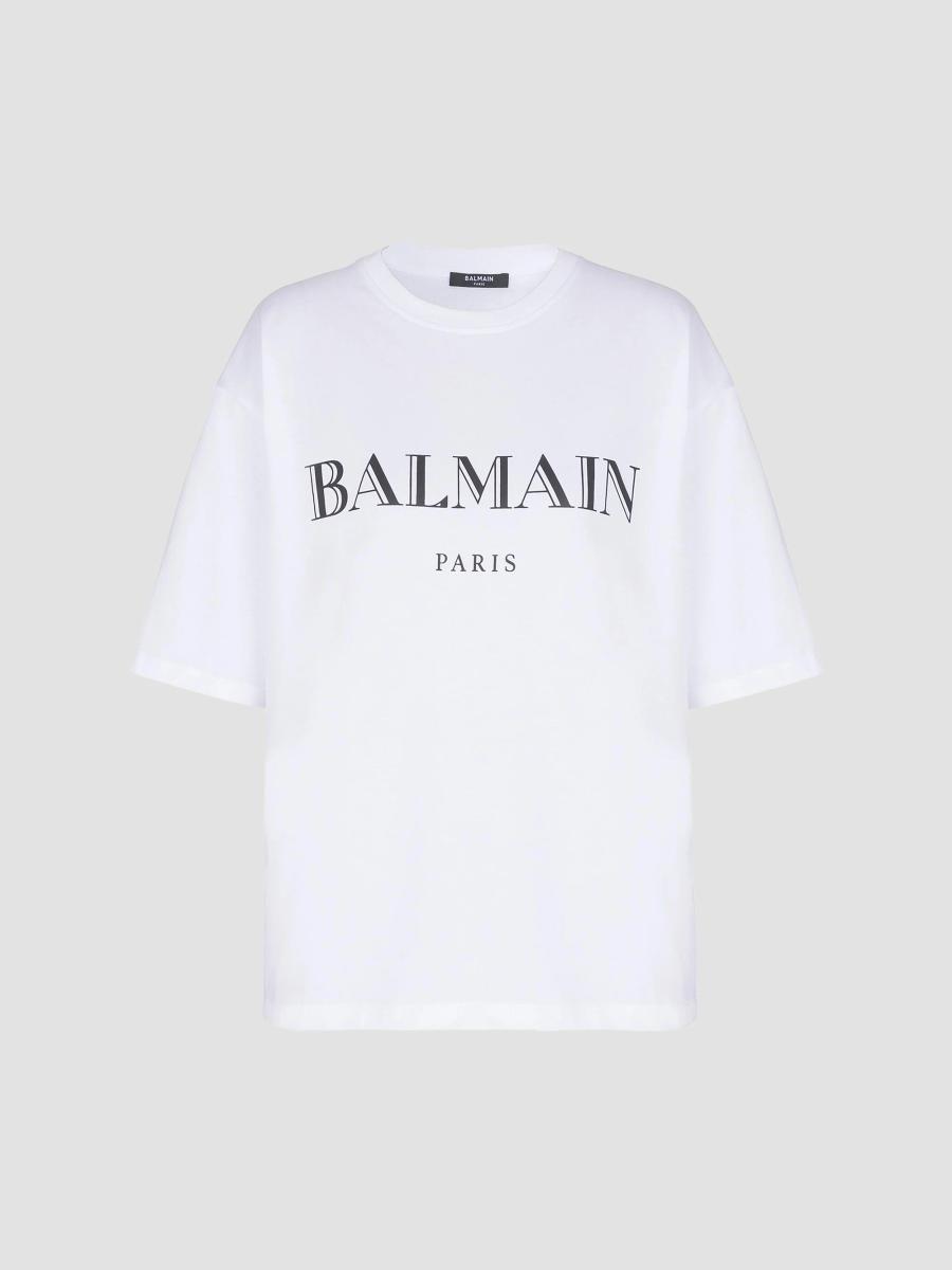 Balmain Bulky Logo Graphic T-Shirt | Saks Fifth Avenue
