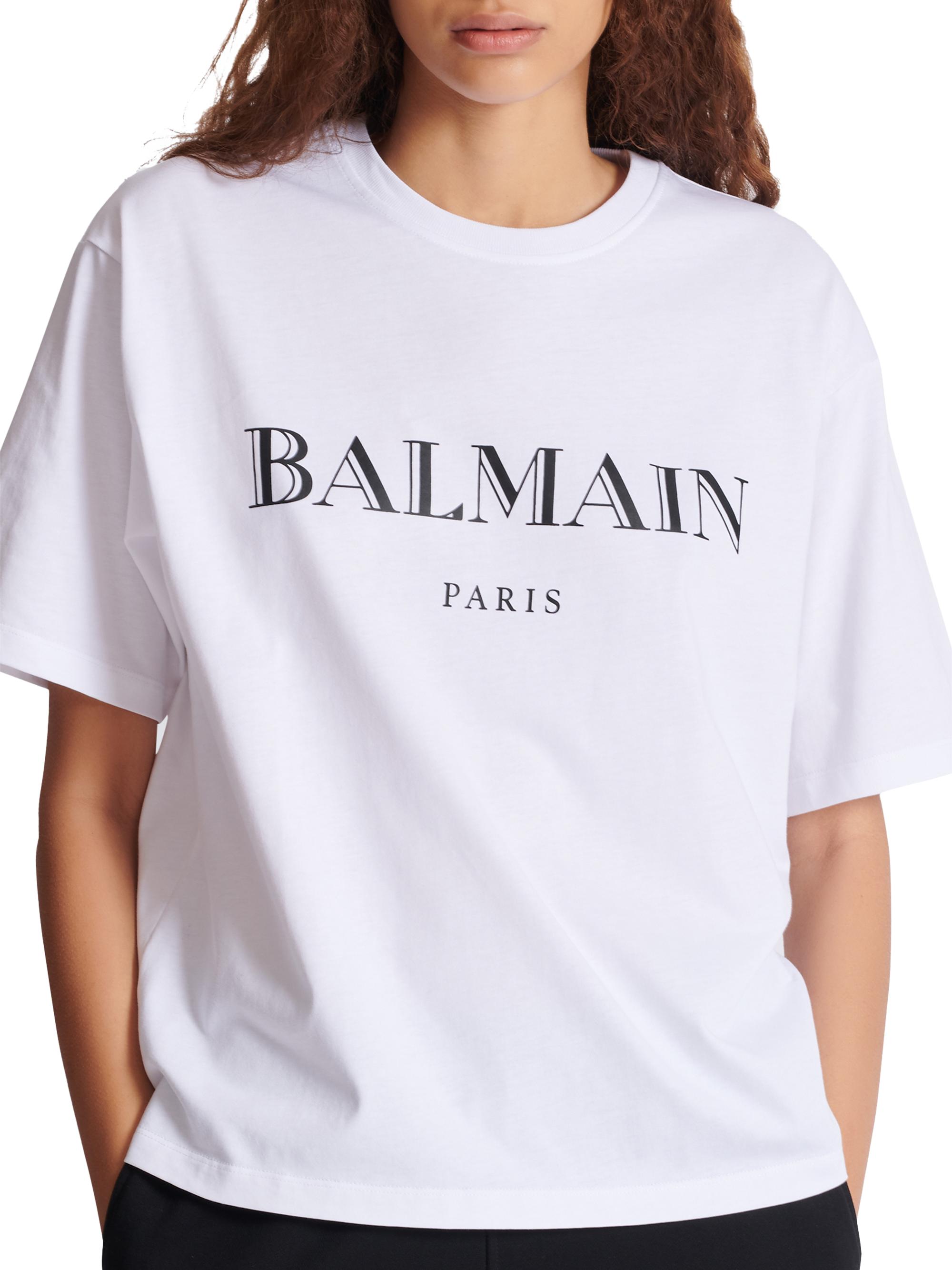 Balmain Bulky Logo Graphic T-Shirt | Saks Fifth Avenue