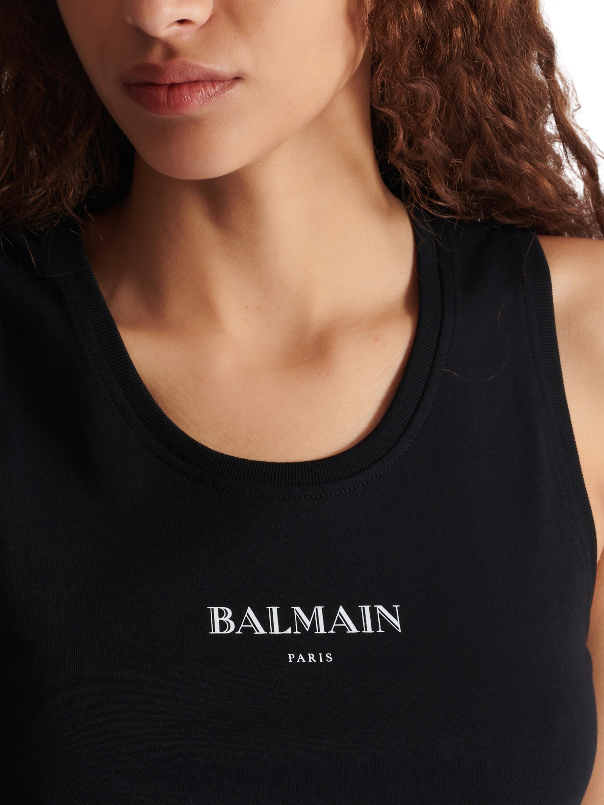 Balmain Logo Graphic Tank Top | Saks Fifth Avenue
