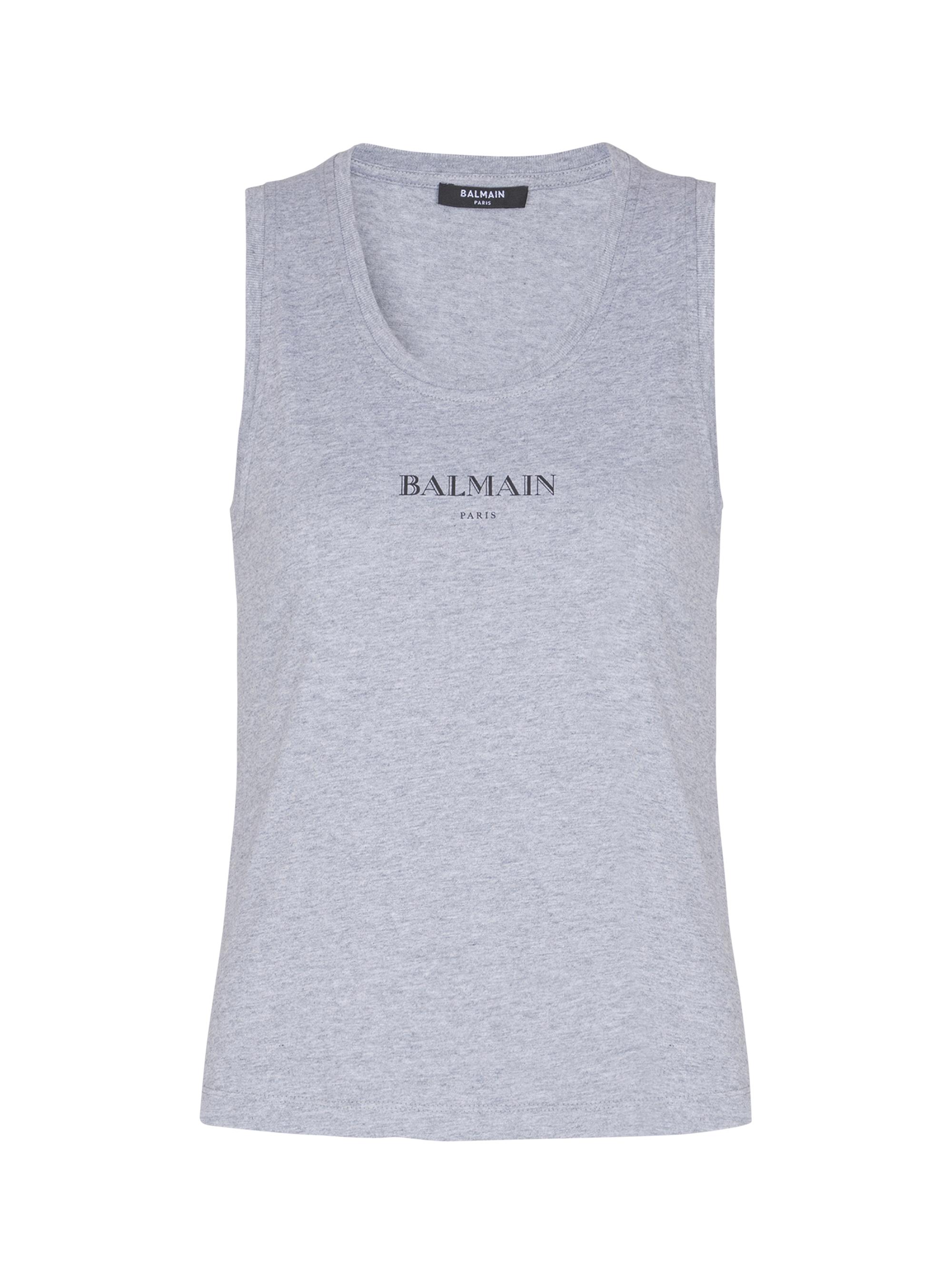 Balmain Logo Graphic Tank Top | Saks Fifth Avenue