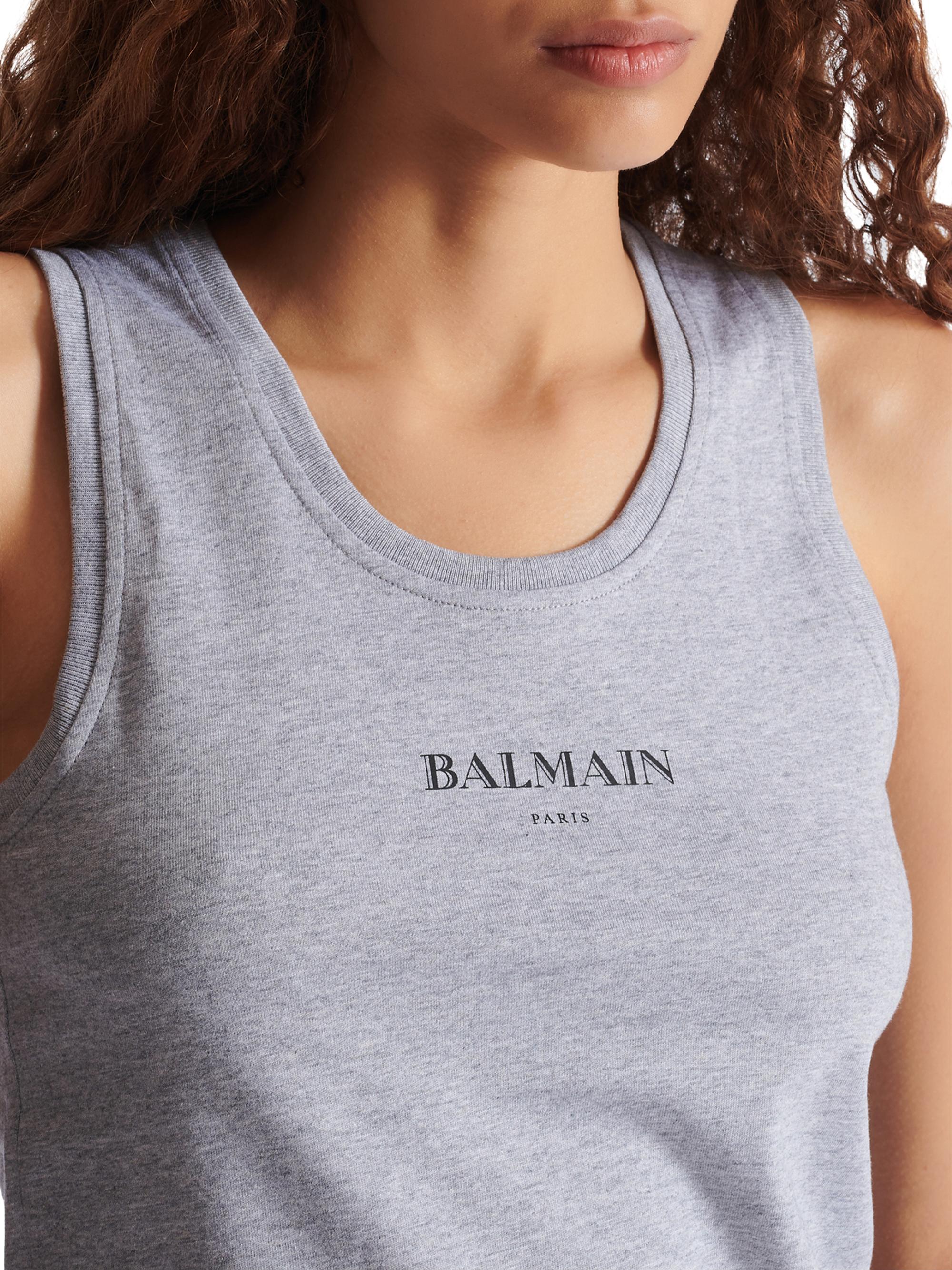 Balmain Logo Graphic Tank Top | Saks Fifth Avenue