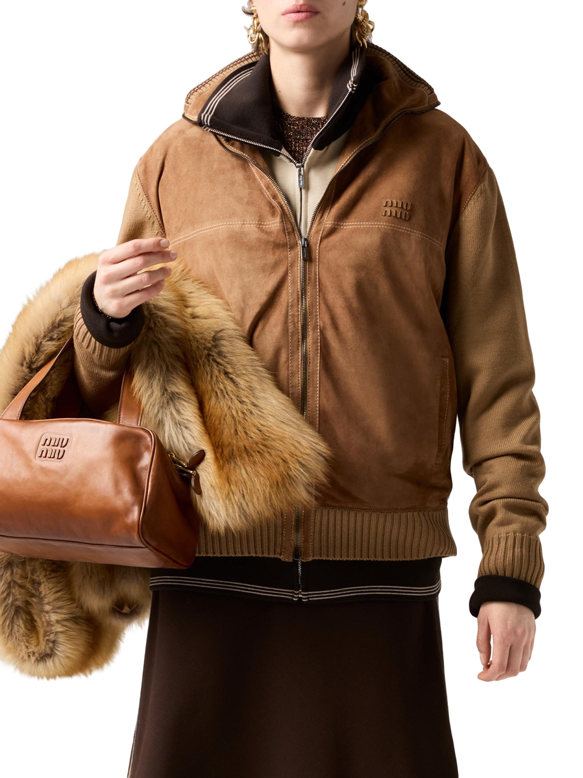 Miu Miu Zipper Sweatshirt | Saks Fifth Avenue