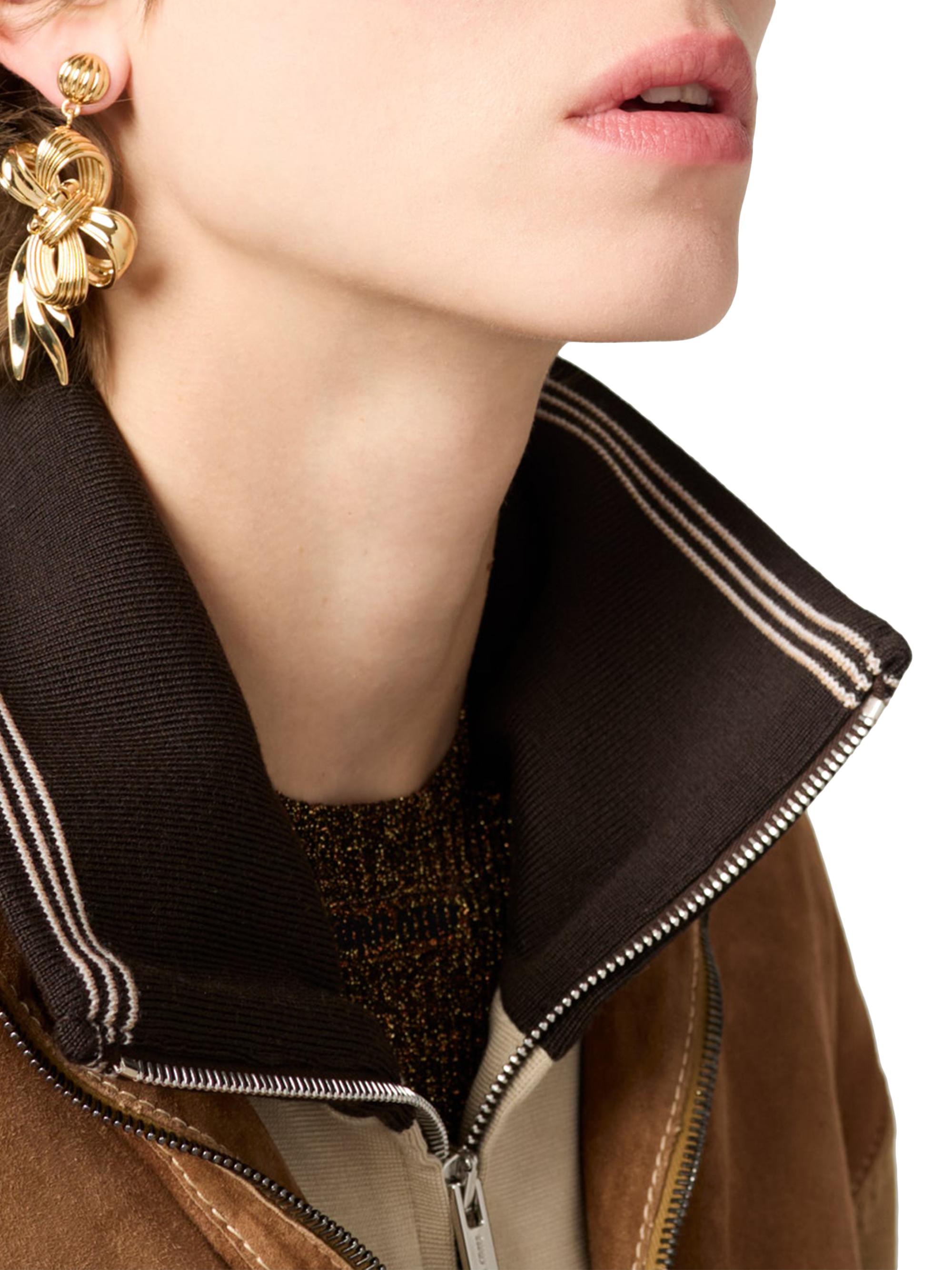 Miu Miu Zipper Sweatshirt | Saks Fifth Avenue