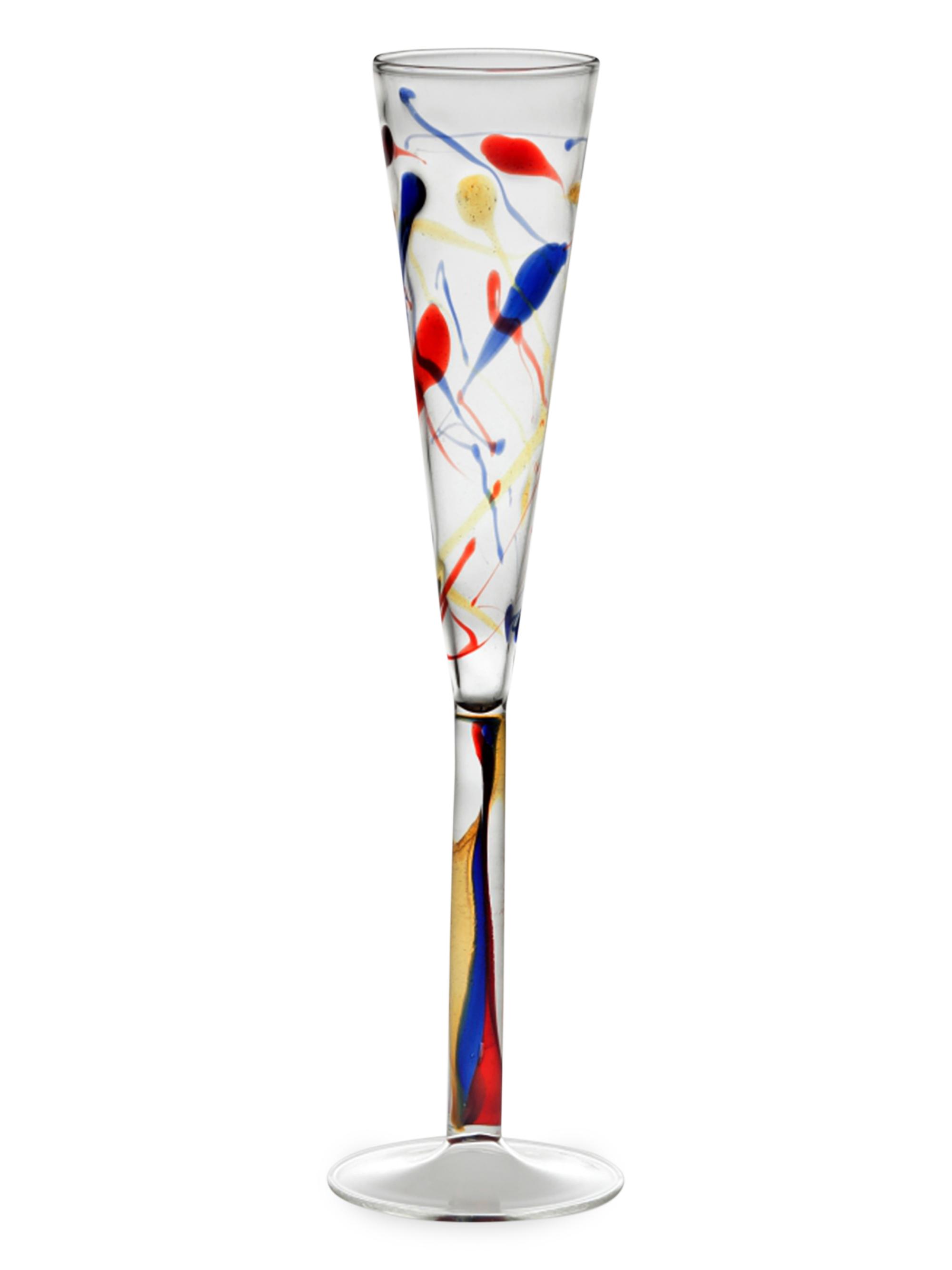Massimo Lunardon Multicolor Champagne Flute