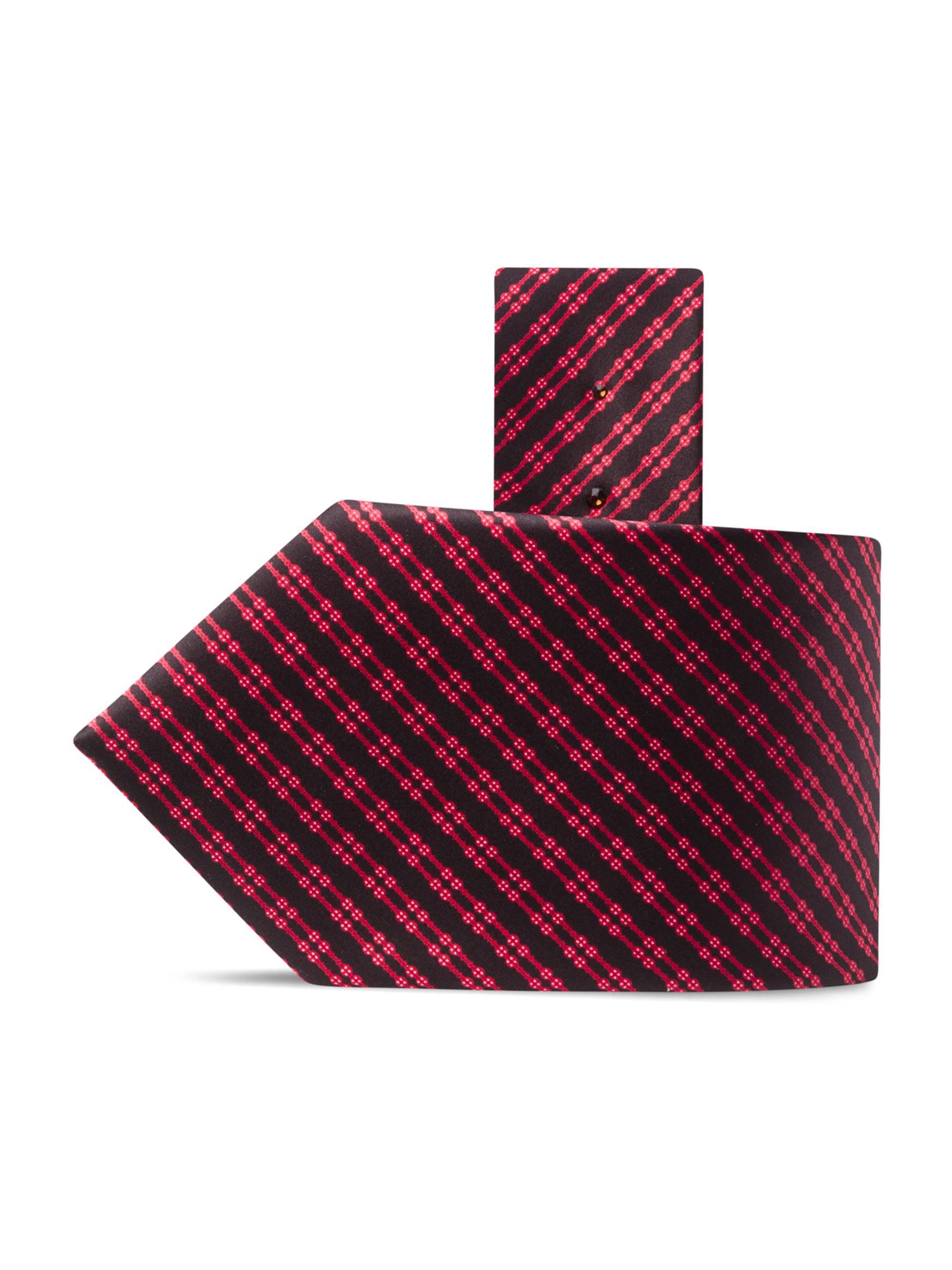 Stefano Ricci Men's Luxury Silk Tie - Black And Red
