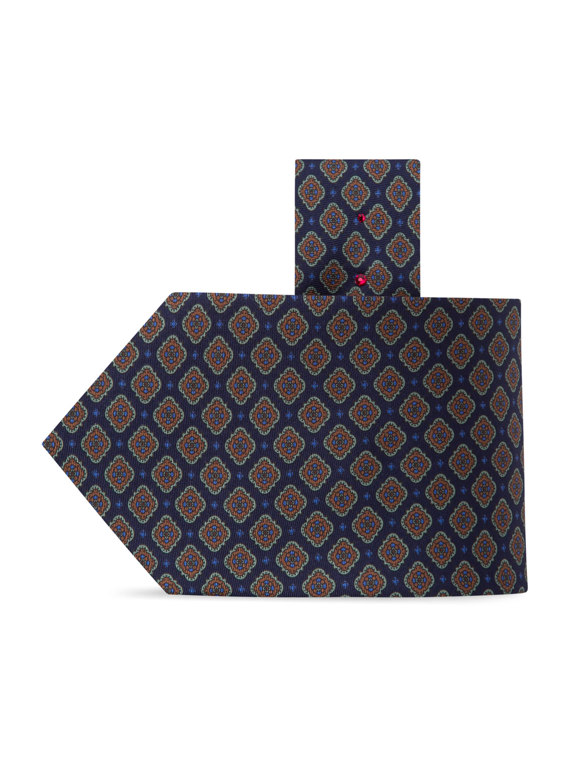 Stefano Ricci Men's Luxury Silk Tie - Dark Blue