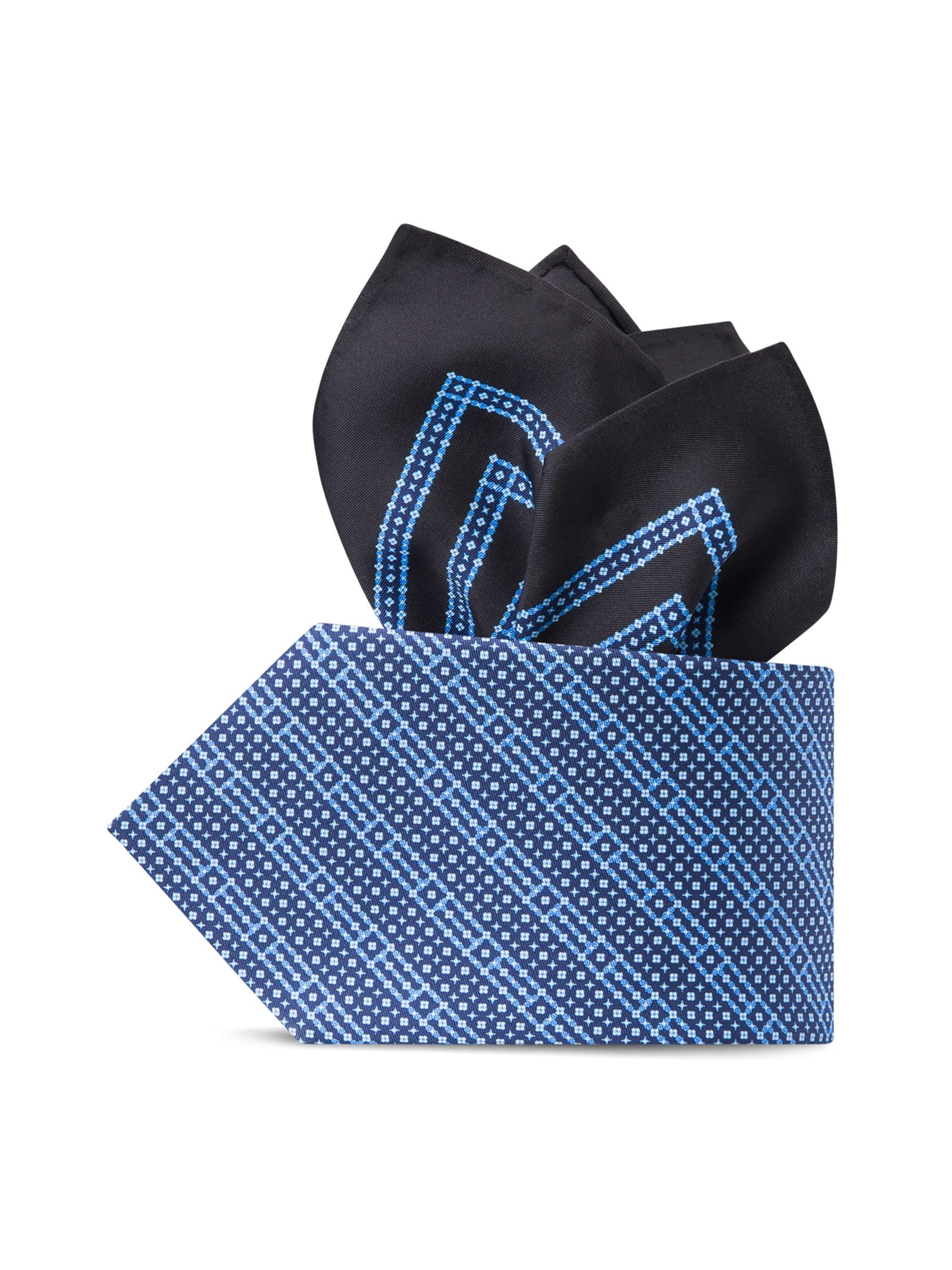 Stefano Ricci Men's Luxury Silk Tie Set - Blue