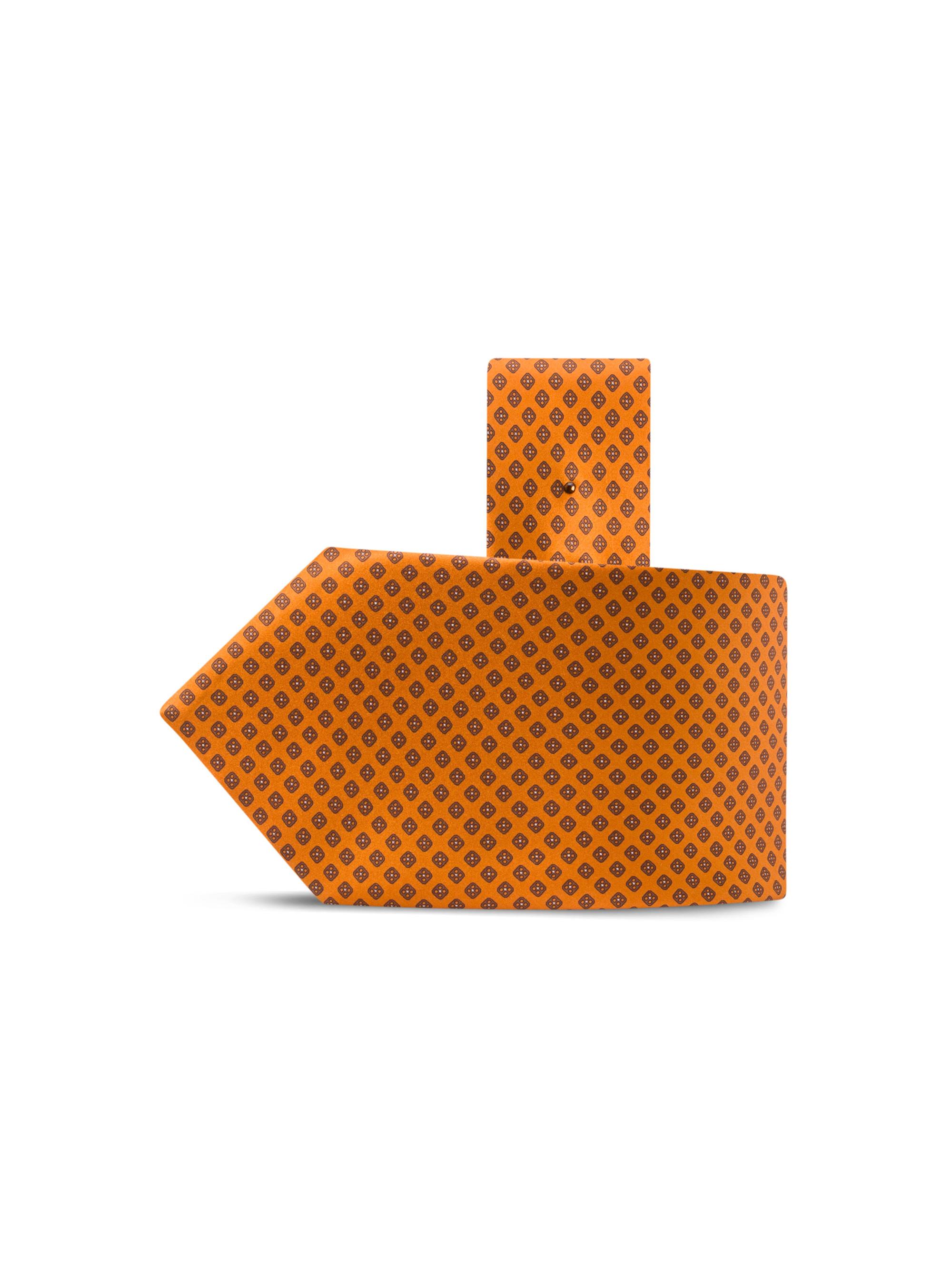 Stefano Ricci Men's Luxury Silk Tie - Yellow And Grey