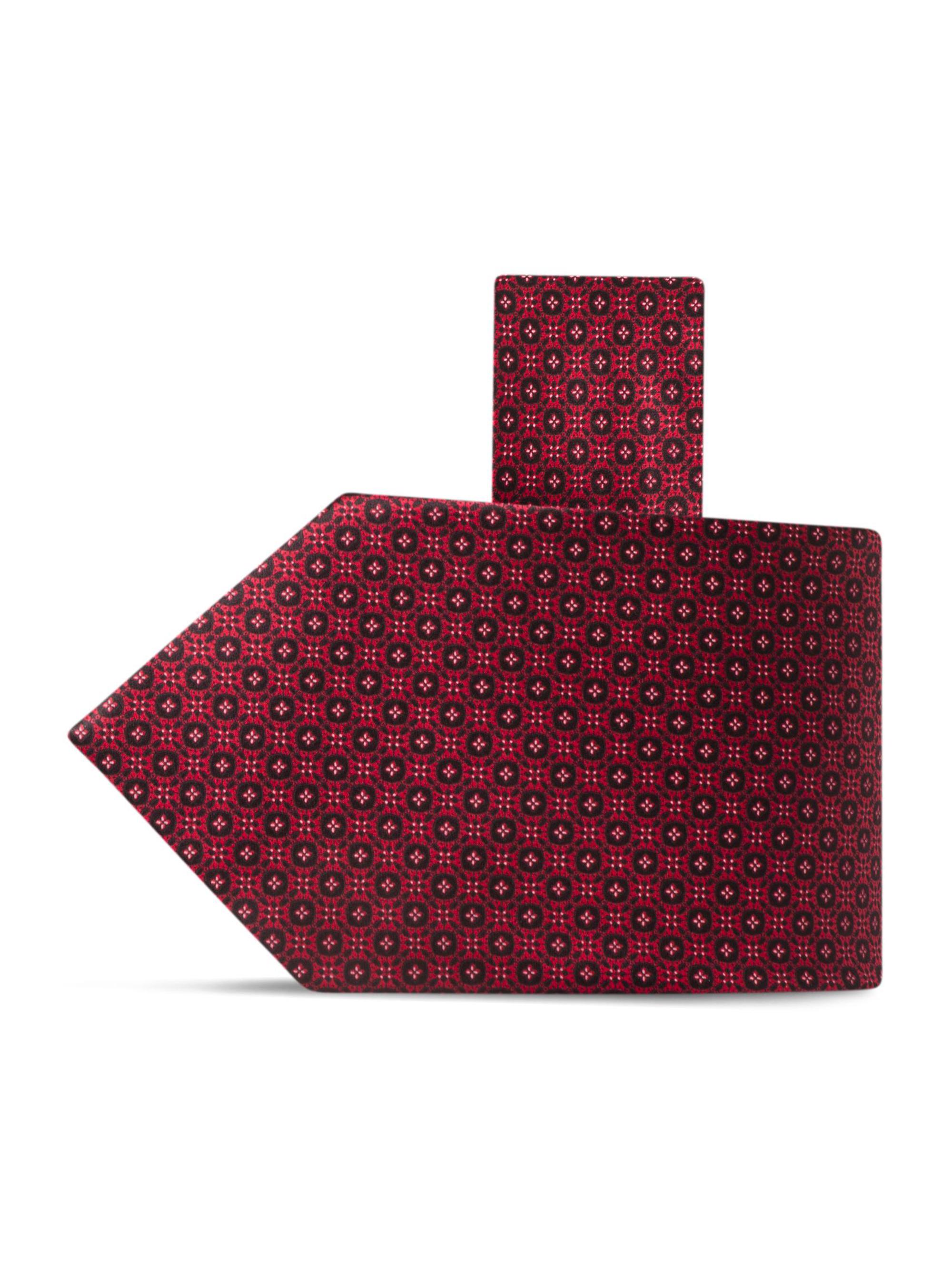 Stefano Ricci Men's Luxury Silk Tie - Red And Black