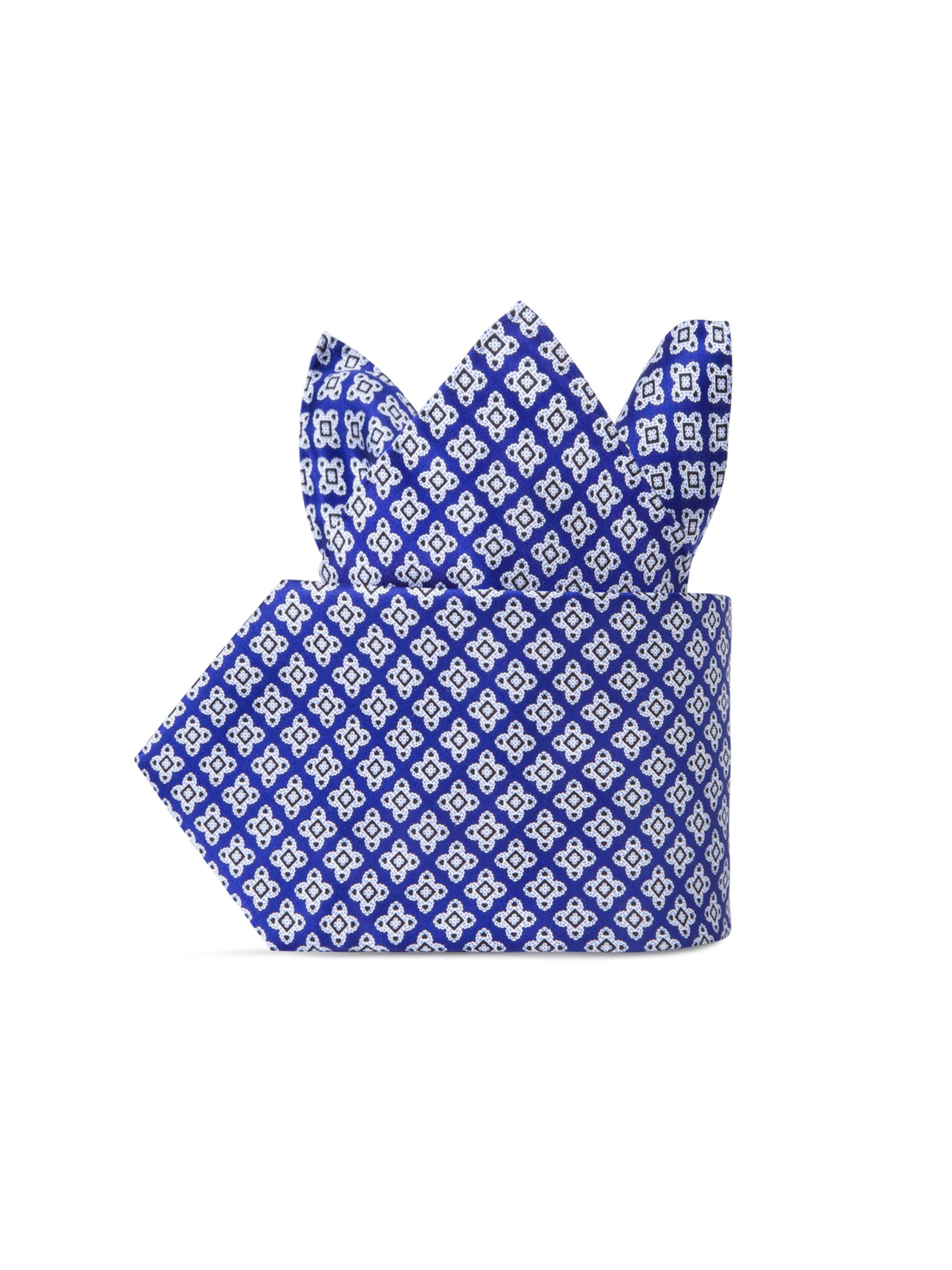 Stefano Ricci Men's Luxury Silk Tie Set - Dark Blue