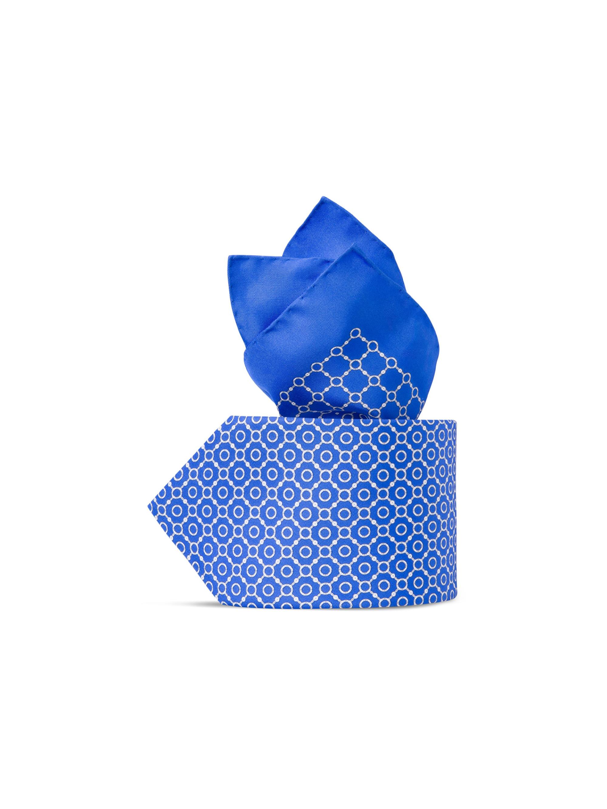 Stefano Ricci Men's Luxury Silk Tie Set - Sky Blue