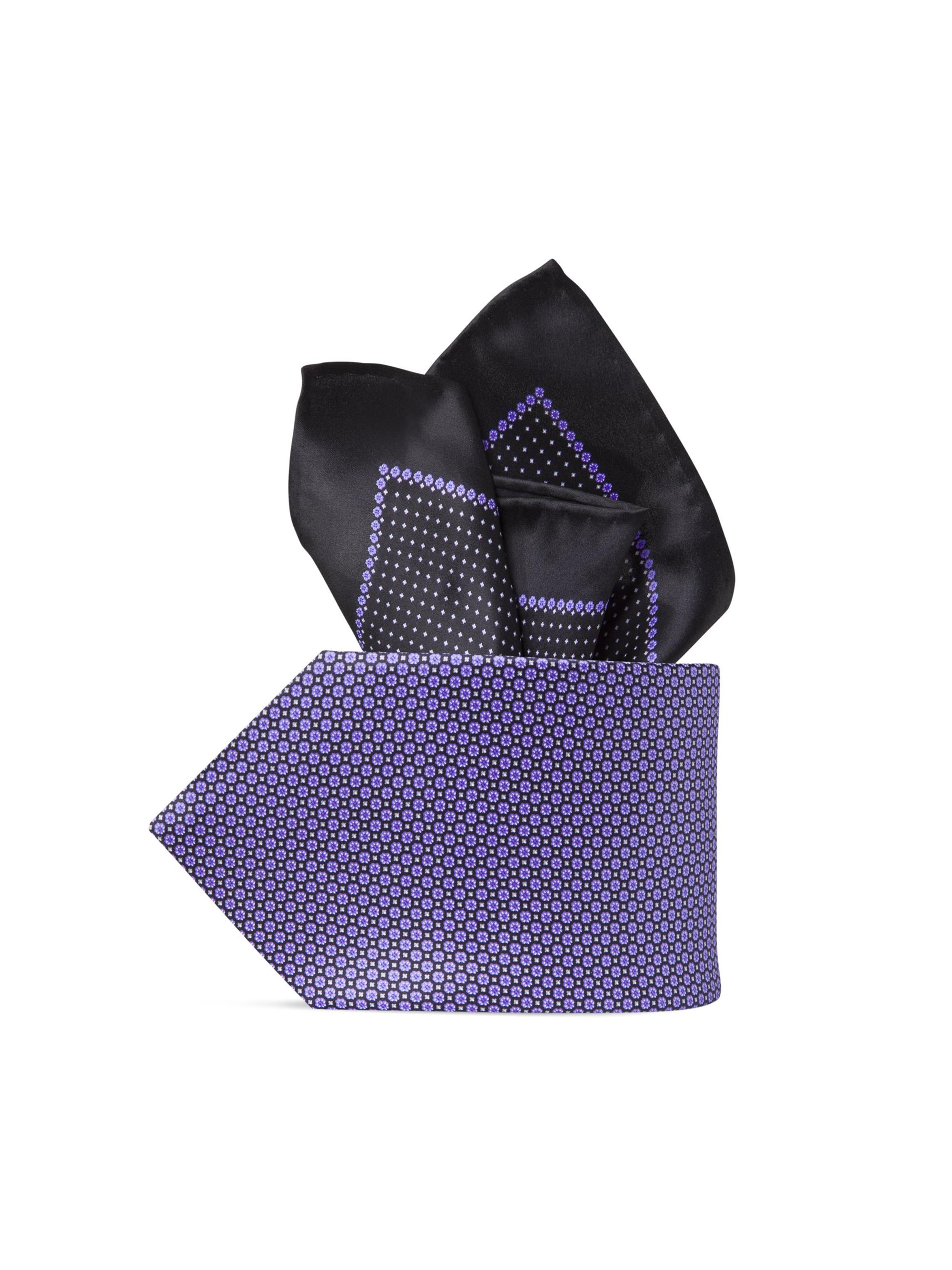 Stefano Ricci Men's Luxury Silk Tie Set - Purple