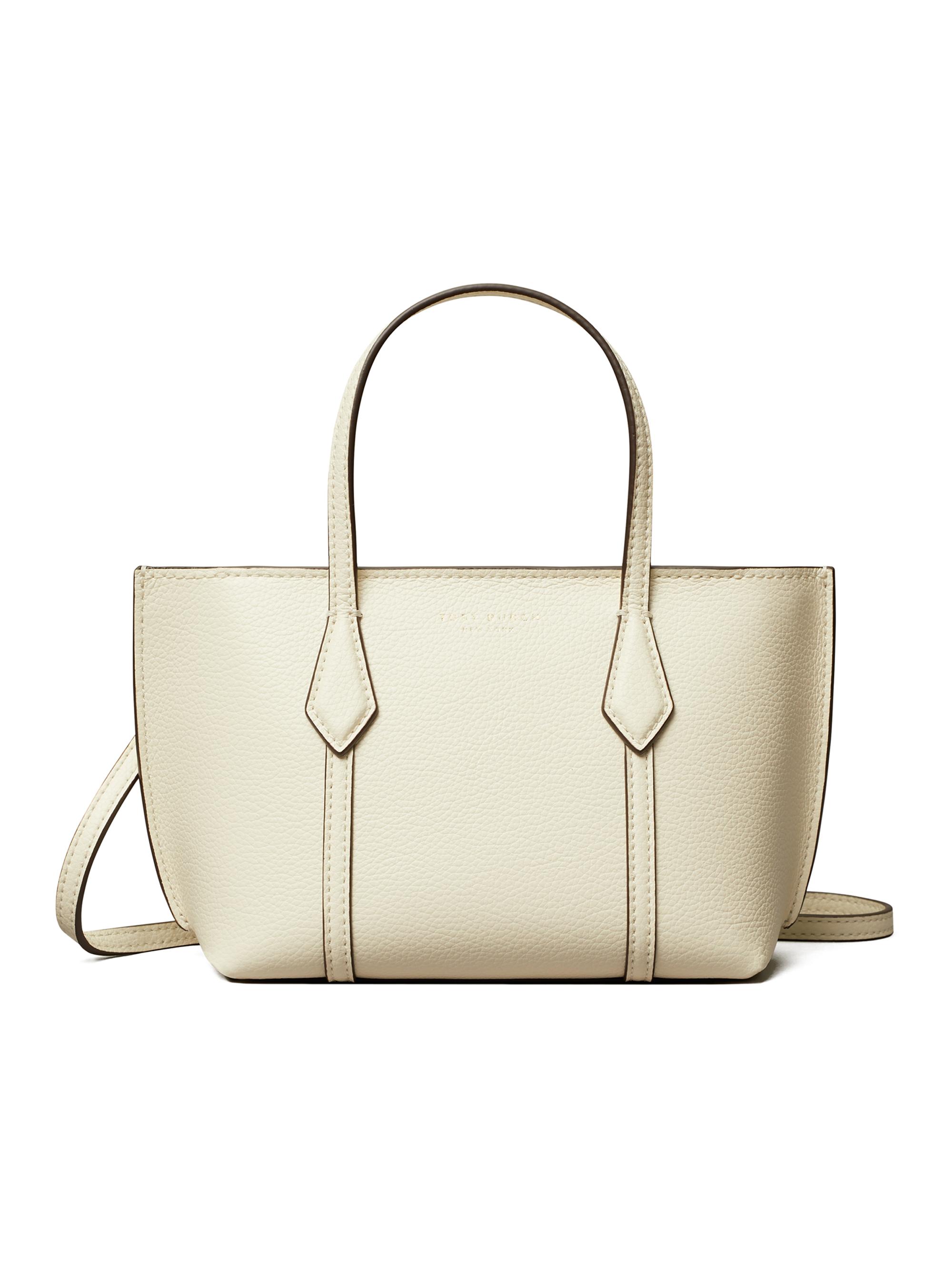 Tory Burch Women's Mini Perry Leather Tote Bag - Warm White