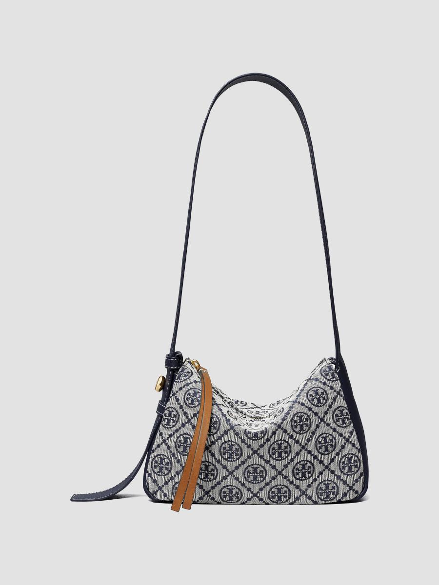 Tory Burch T Monogram Small Romy Printed Shoulder Bag | Saks Fifth
