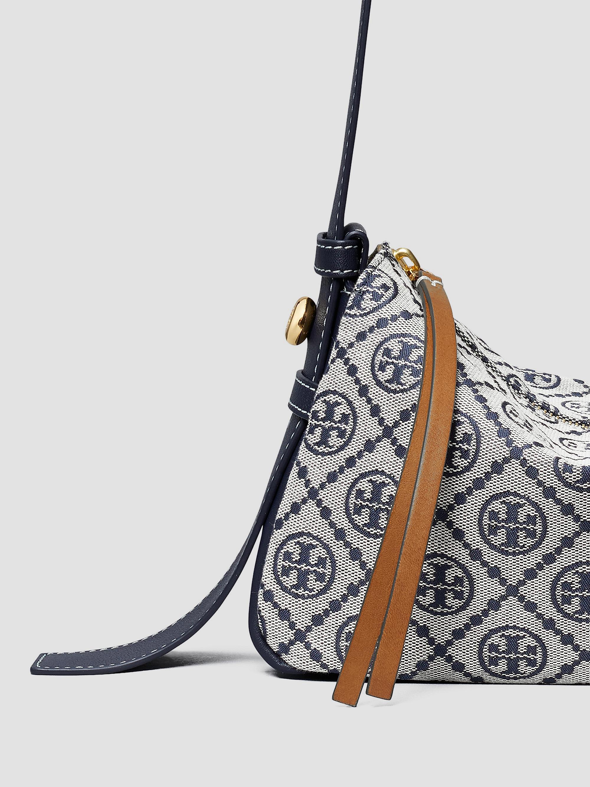 Tory Burch T Monogram Small Romy Printed Shoulder Bag | Saks Fifth