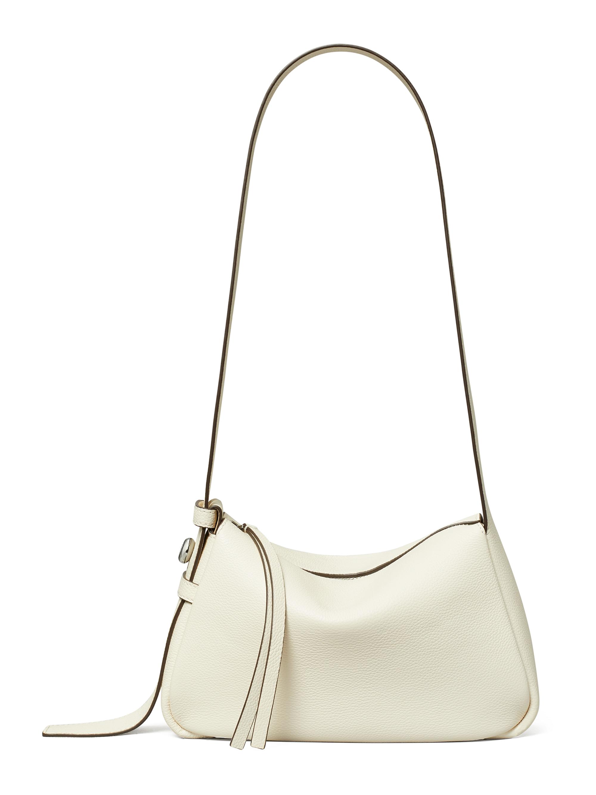 Tory Burch Women's  Romy Leather Shoulder Bag - Light Cream