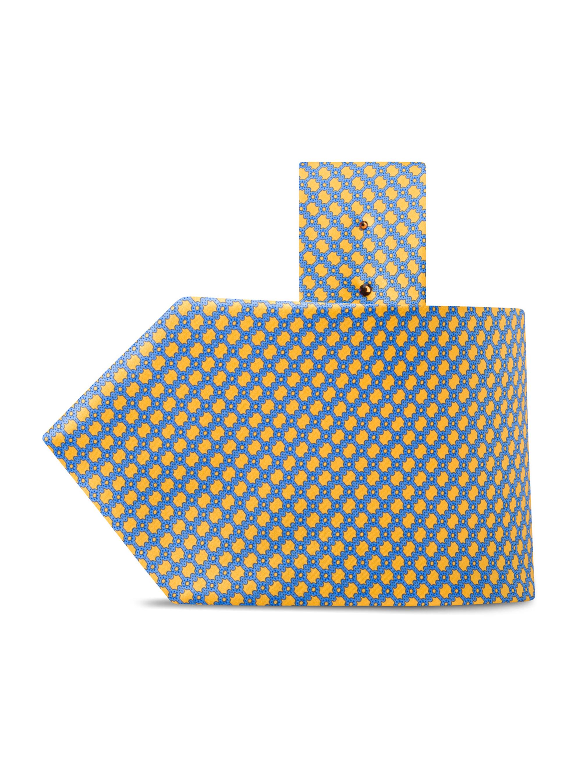 Stefano Ricci Men's Luxury Silk Tie - Yellow Blue