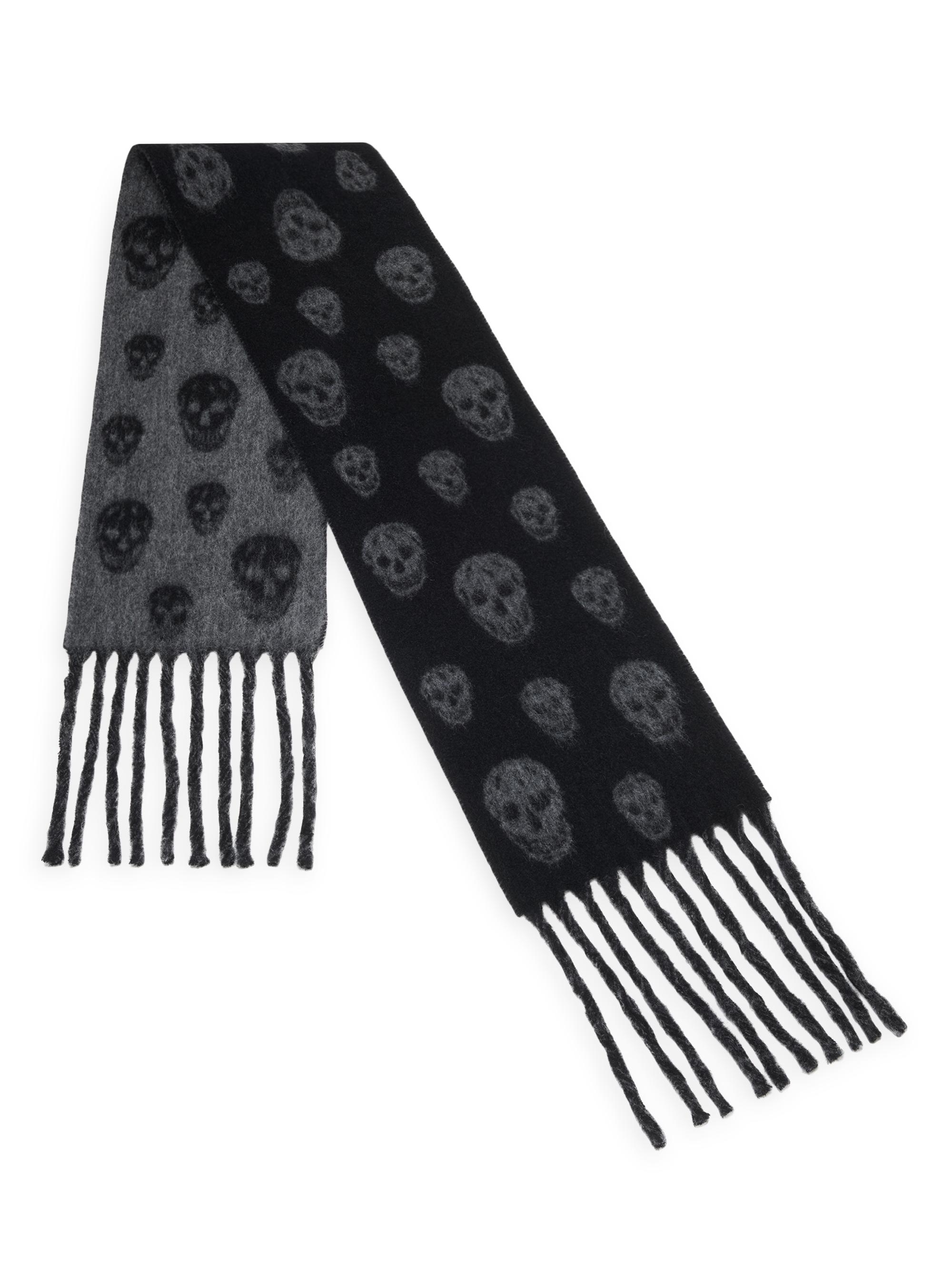 McQueen Cozy Classic Skull Scarf | Saks Fifth Avenue