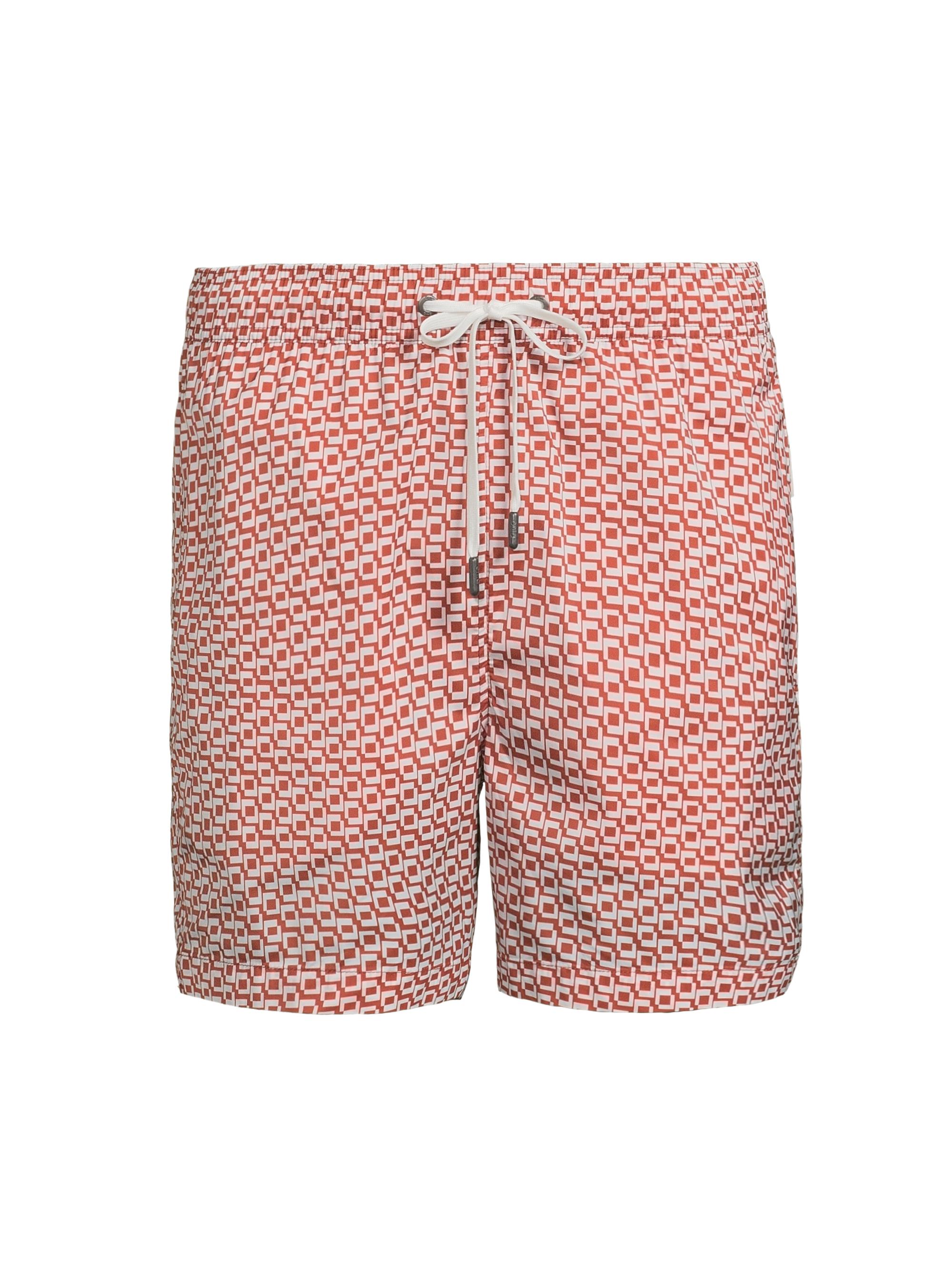 Onia Men's Calder Printed Swim Shorts - Picante Multi