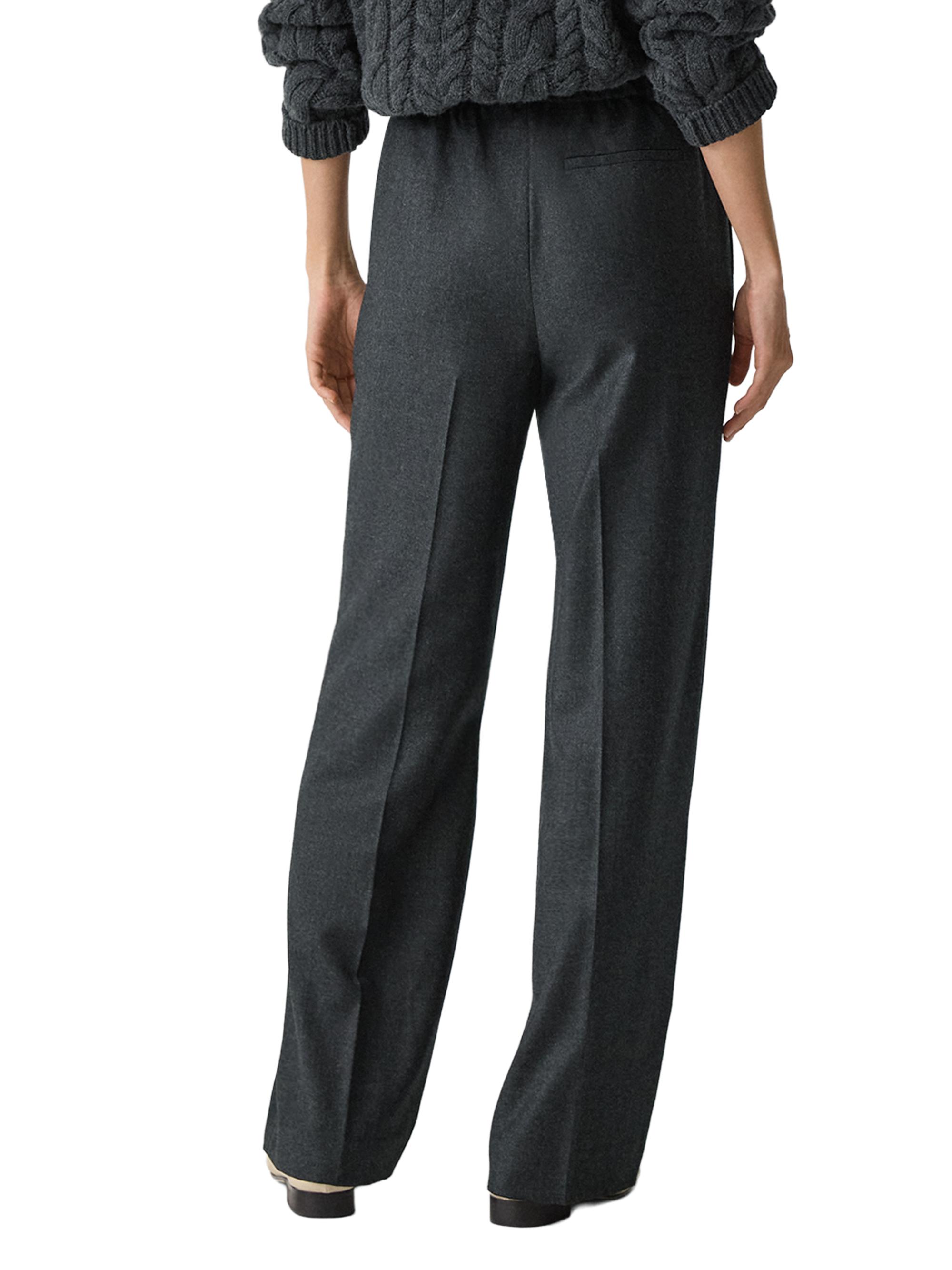 Theory Virgin Wool Wide-Leg Pants | Saks Fifth Avenue