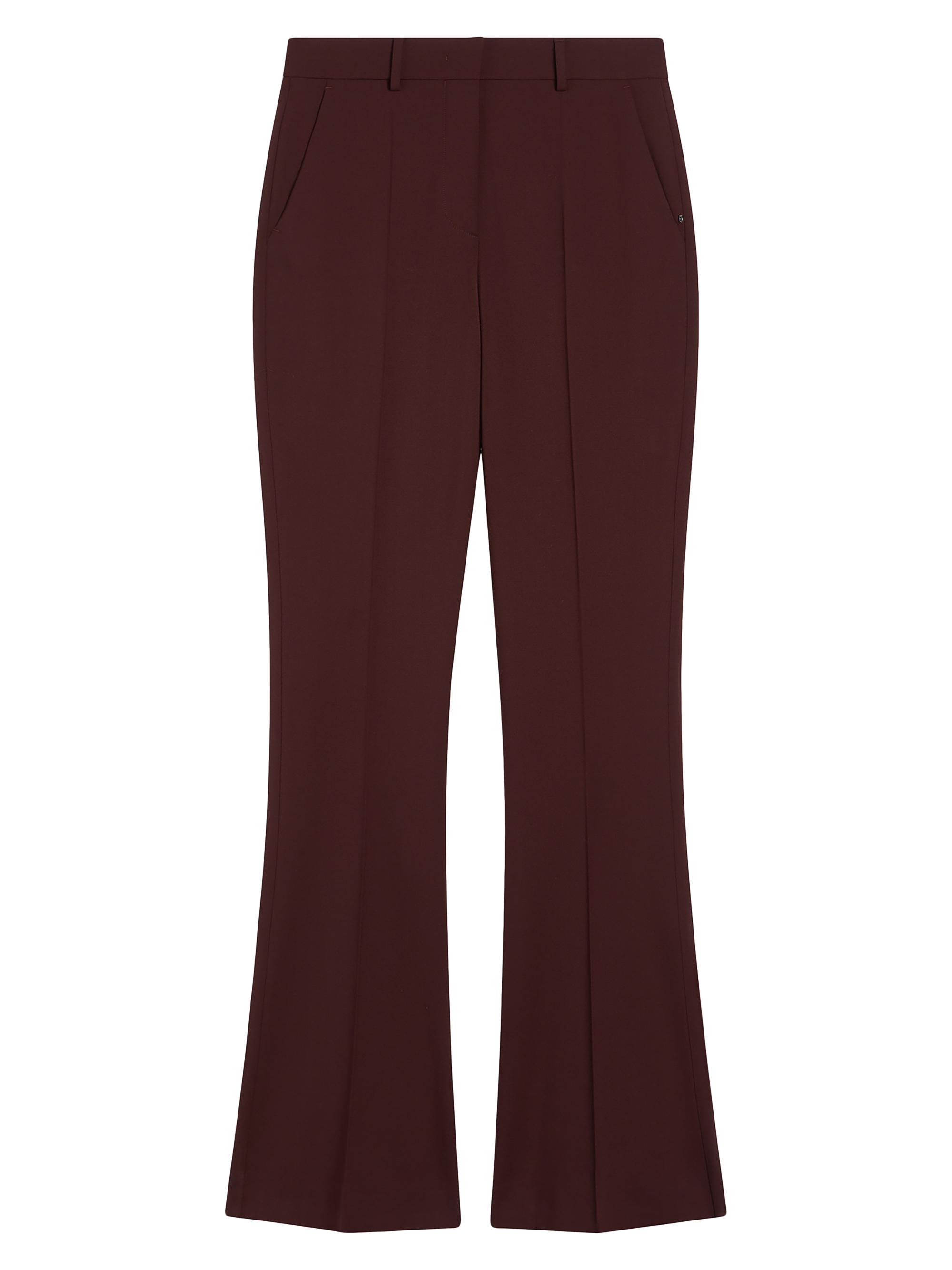 Sportmax Women's Slim Flared Trousers - Wine